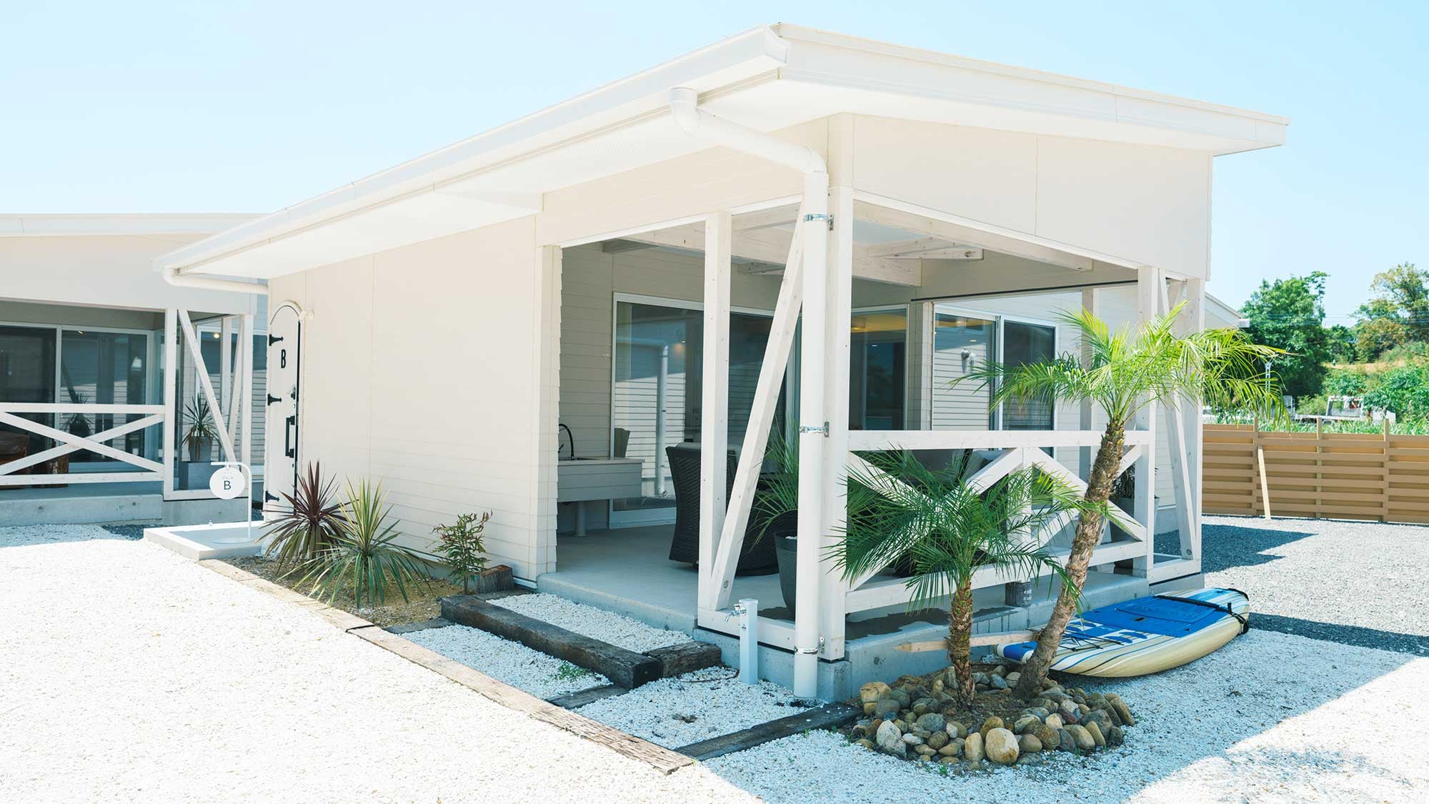 [Villa B / 72.04 m2] The private space overlooking the beautiful sea is like being at an overseas resort.