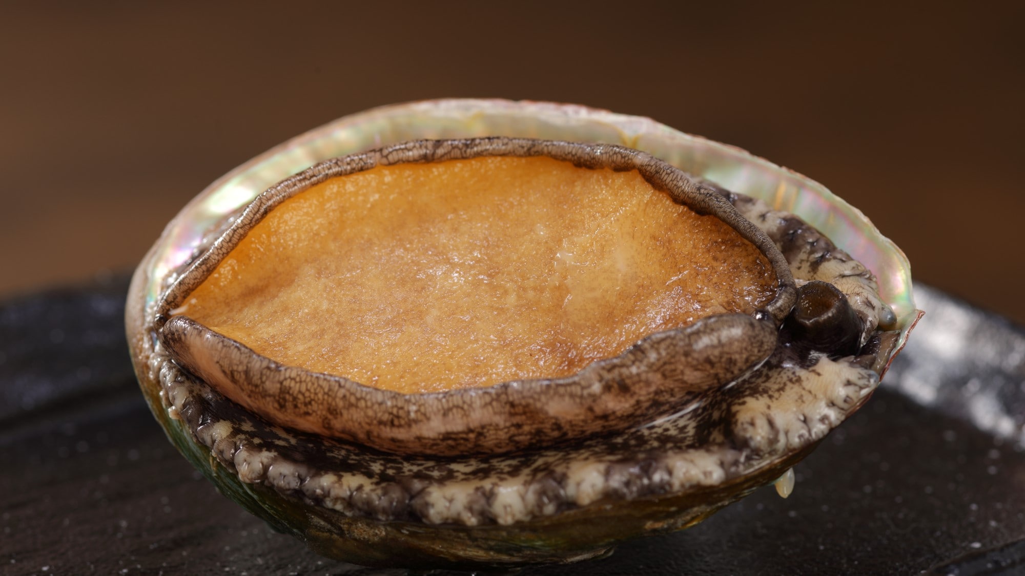 [Live abalone steak] The extremely fresh abalone is soft and has a fluffy texture that will impress you!