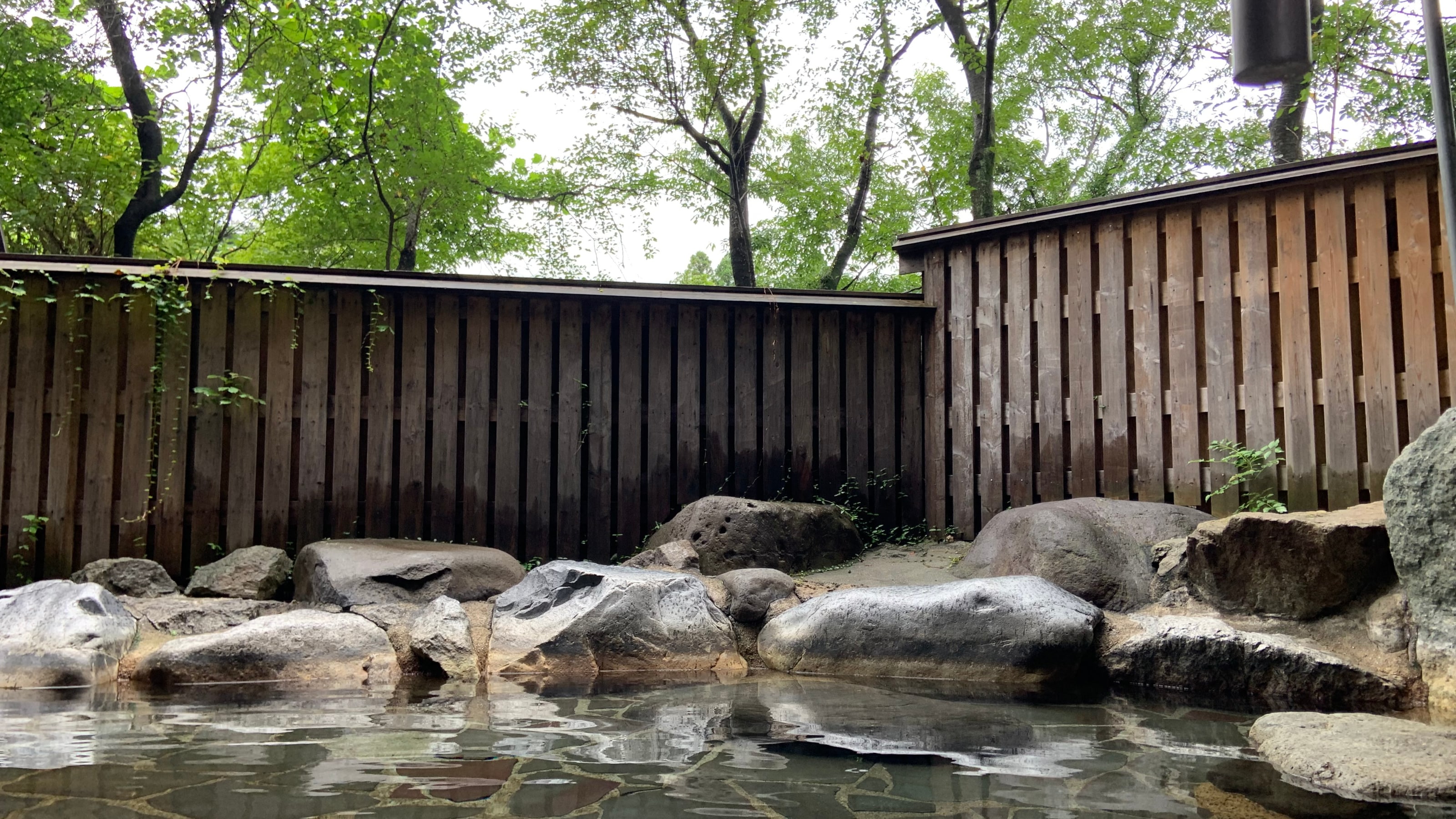 An example of an open-air bath