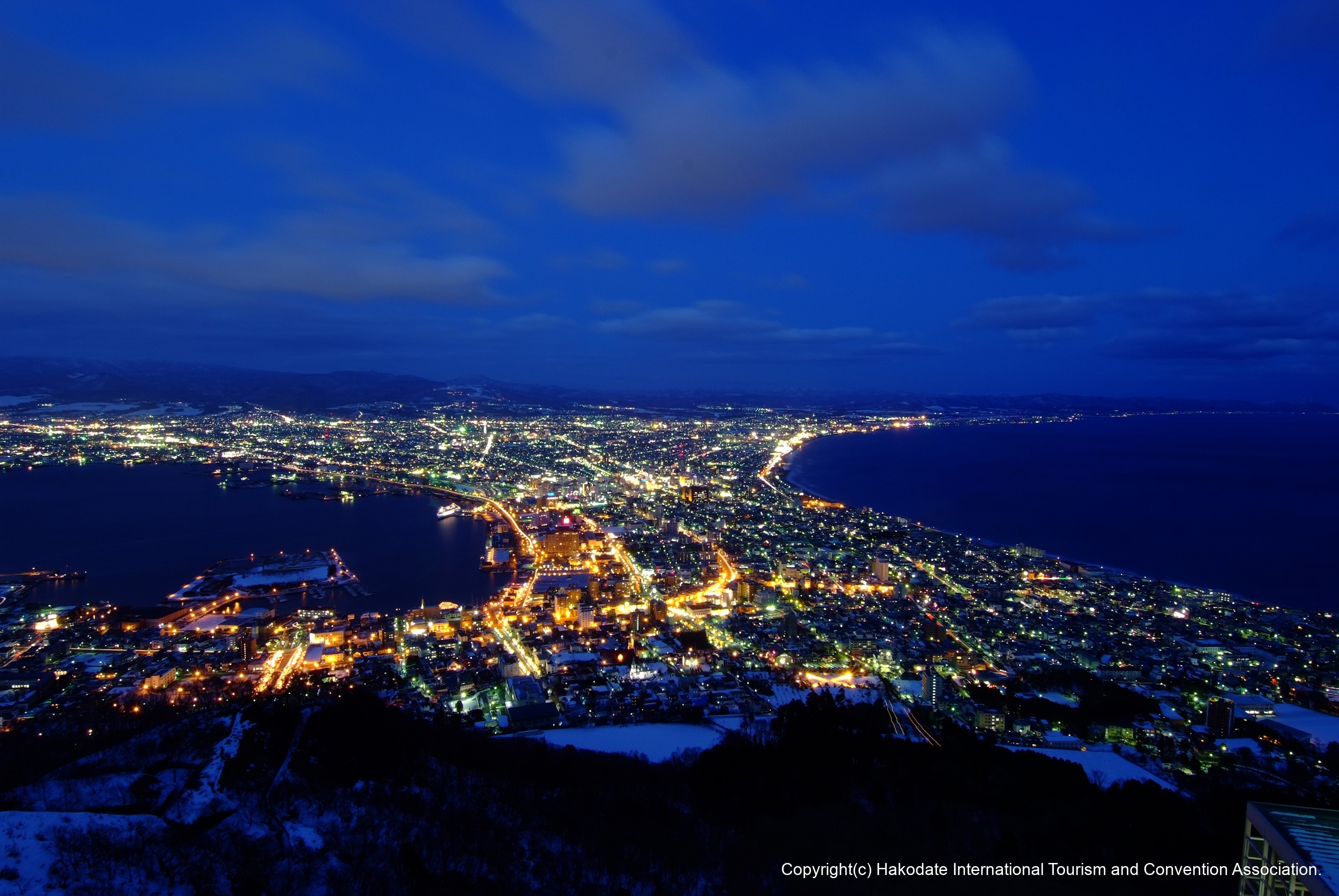 函館冬夜景