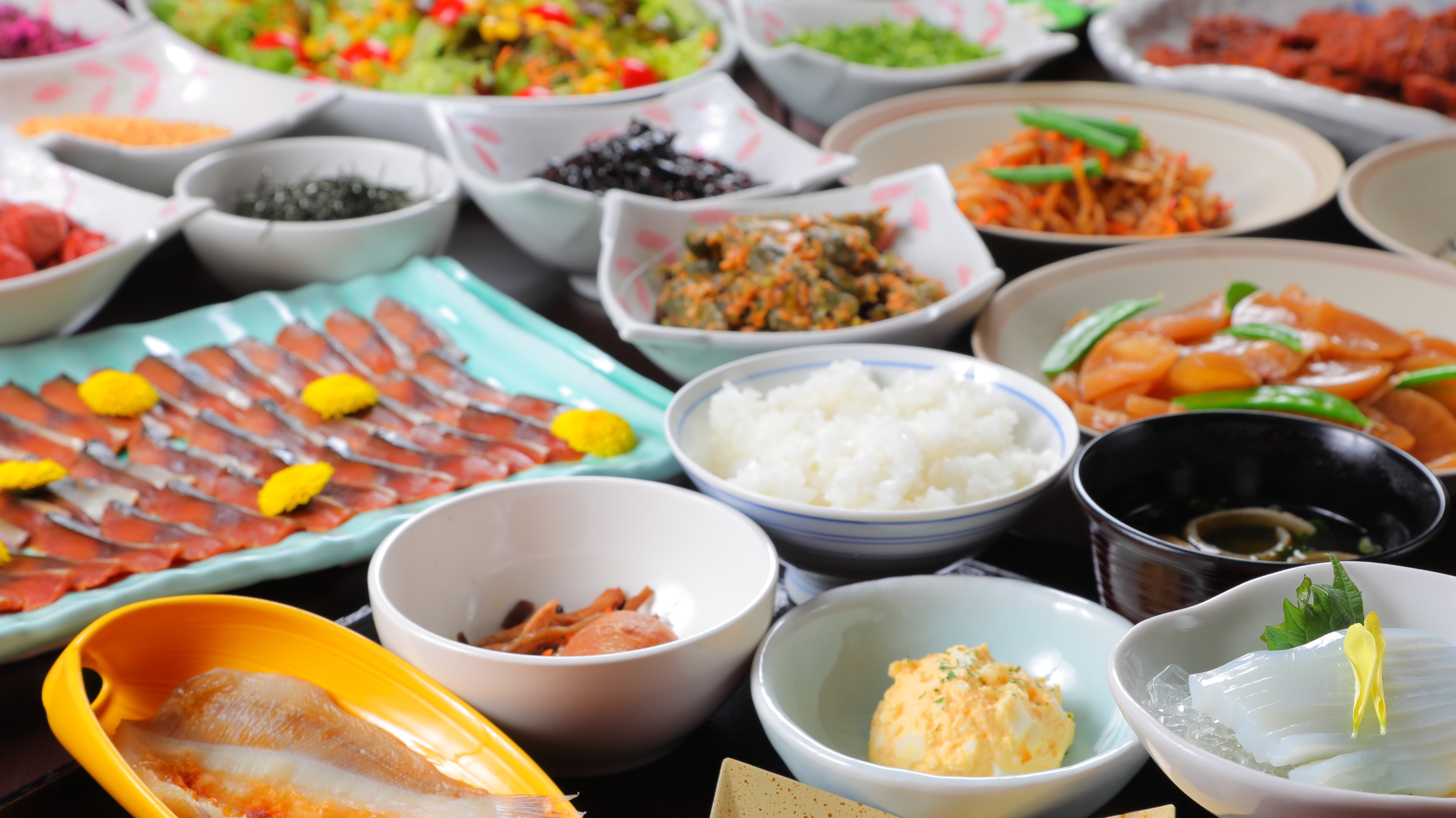 ◆Japanese breakfast half buffet◆