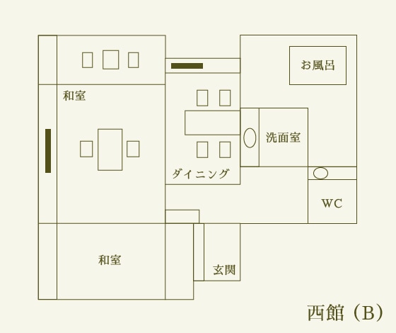 西翼平面圖