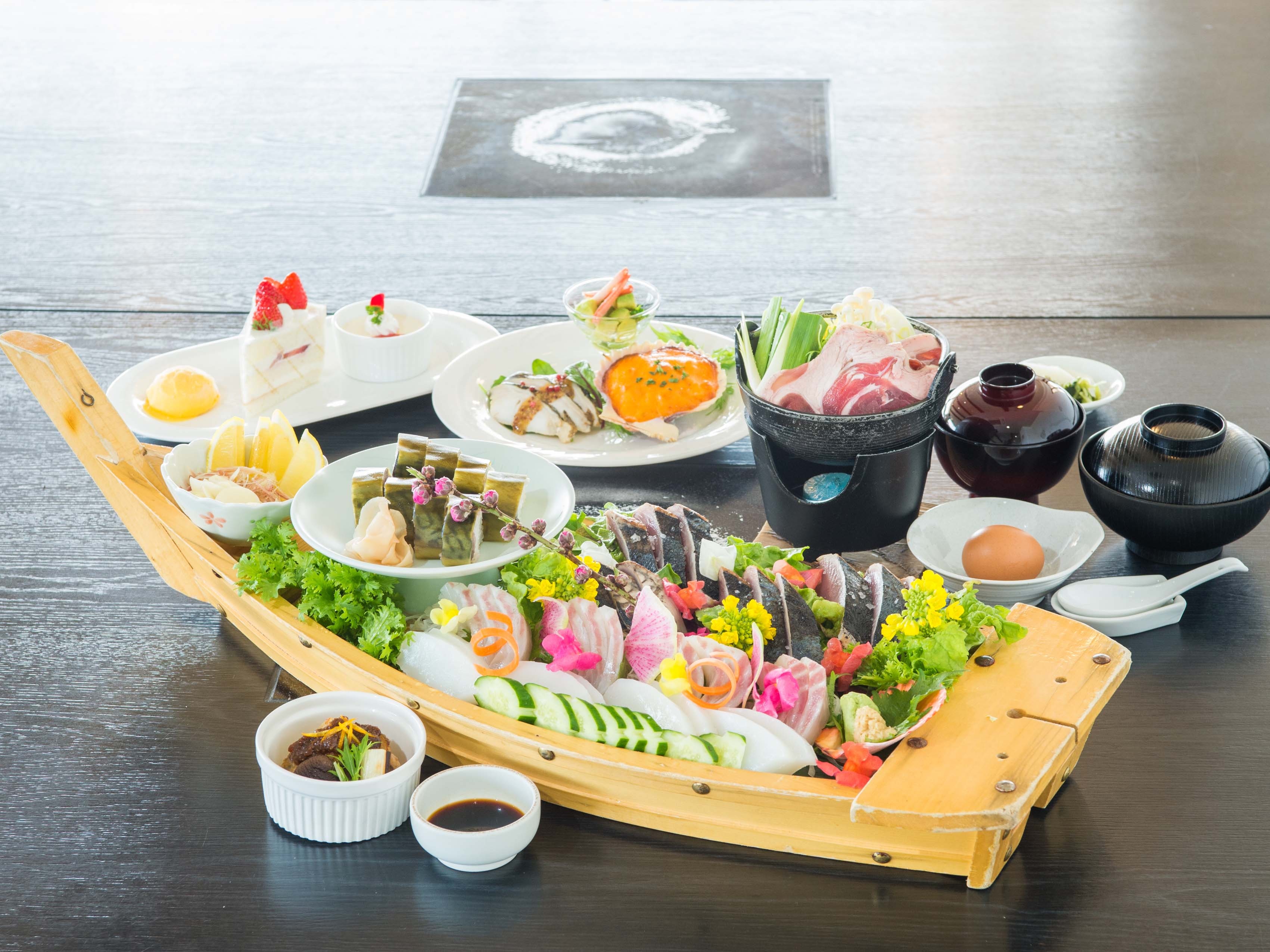Kaiseki-style dish