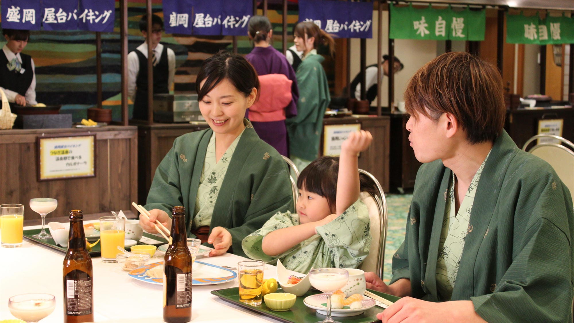 Hình ảnh buffet gia đình