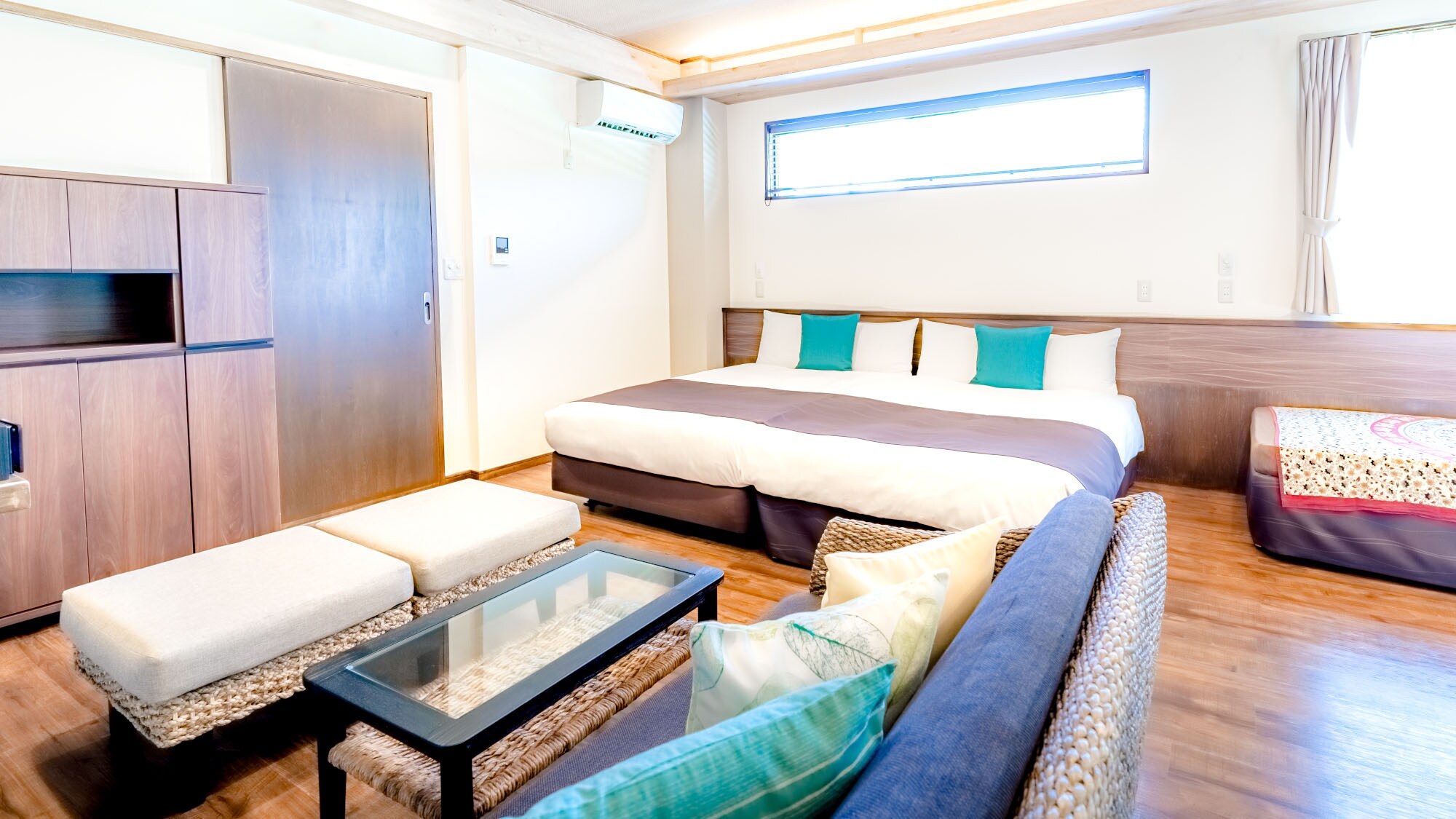 ・可以享受冲绳温暖阳光的客房【Bise Terrace Suite 50m2】