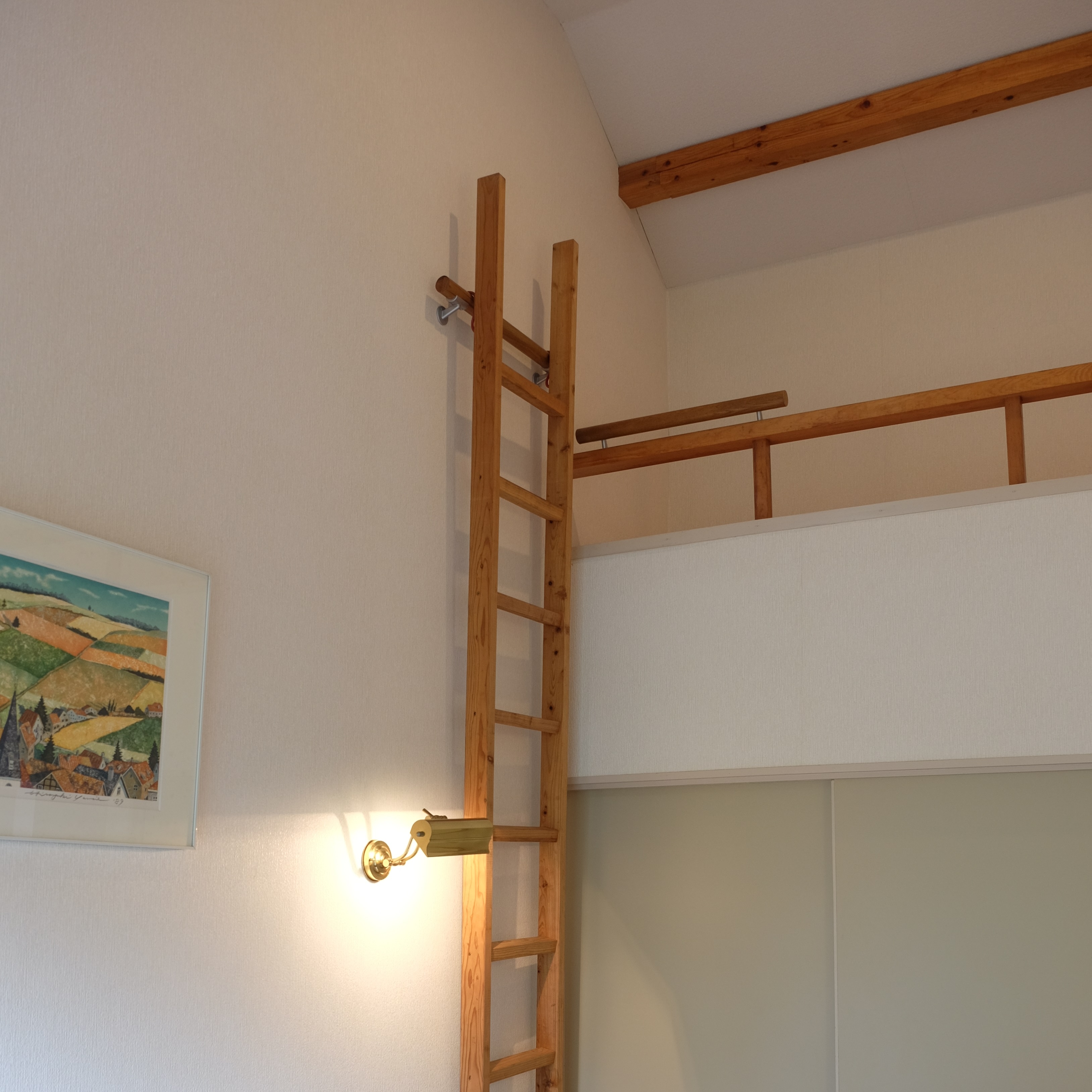Bedrooms. All rooms have a loft.