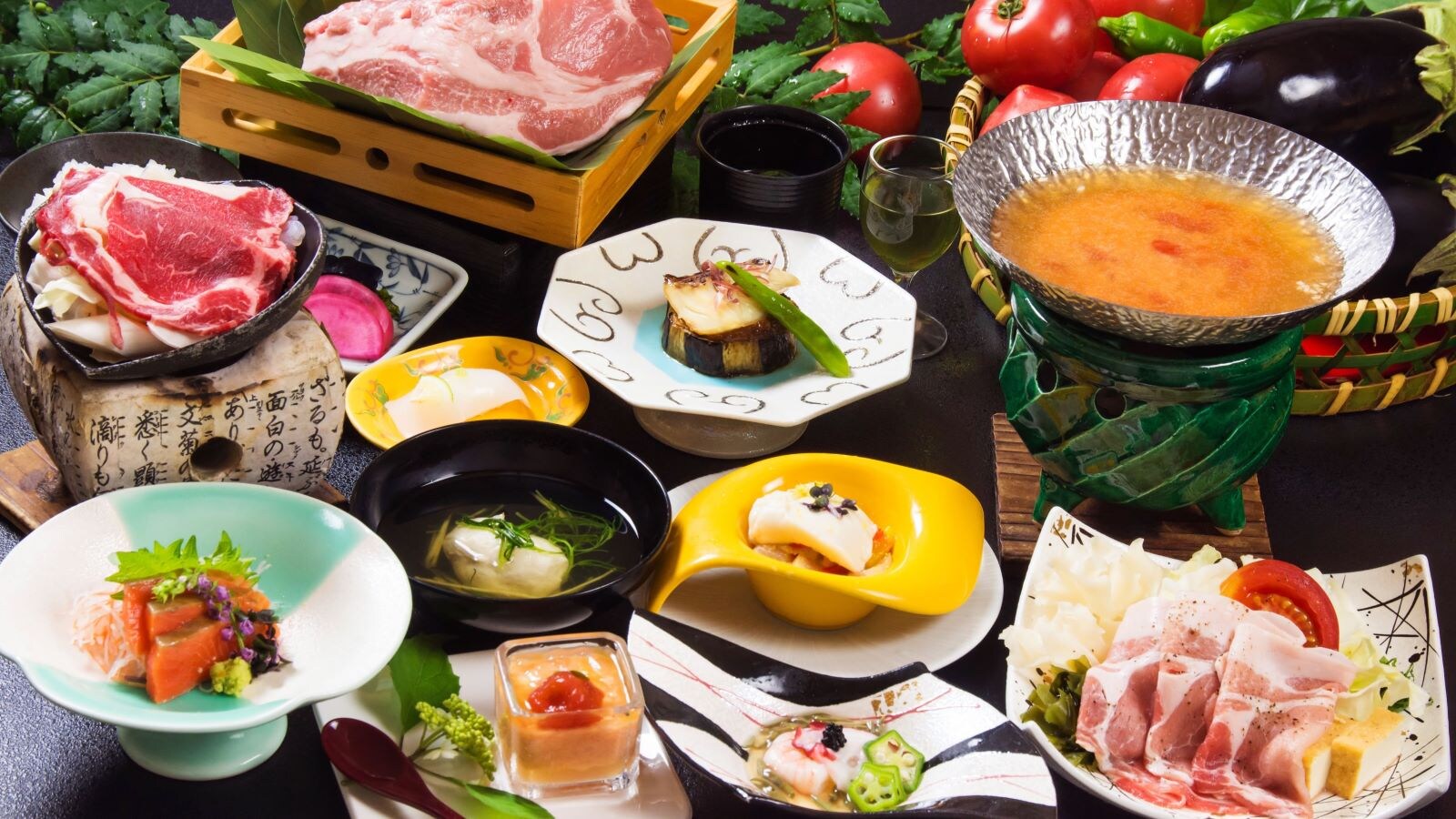■ Image of the dish (Cool Breeze Summer Kaiseki) Overall