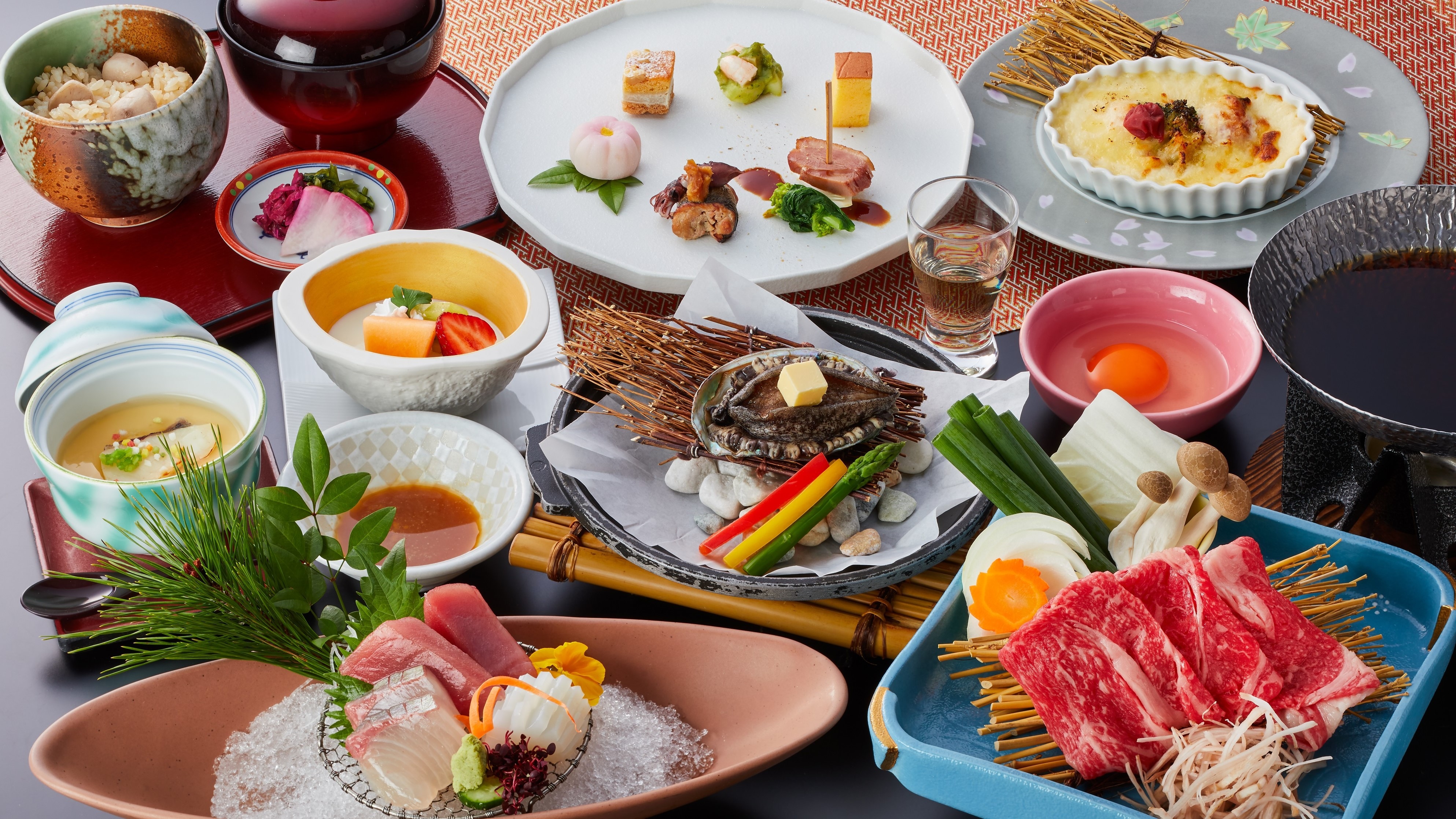 [基础怀石料理课程 | ]色彩缤纷]食物图像