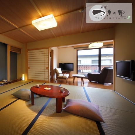 [竹音/客房] 有6張和10張榻榻米的大型日式房間。你可以放鬆和放鬆。
