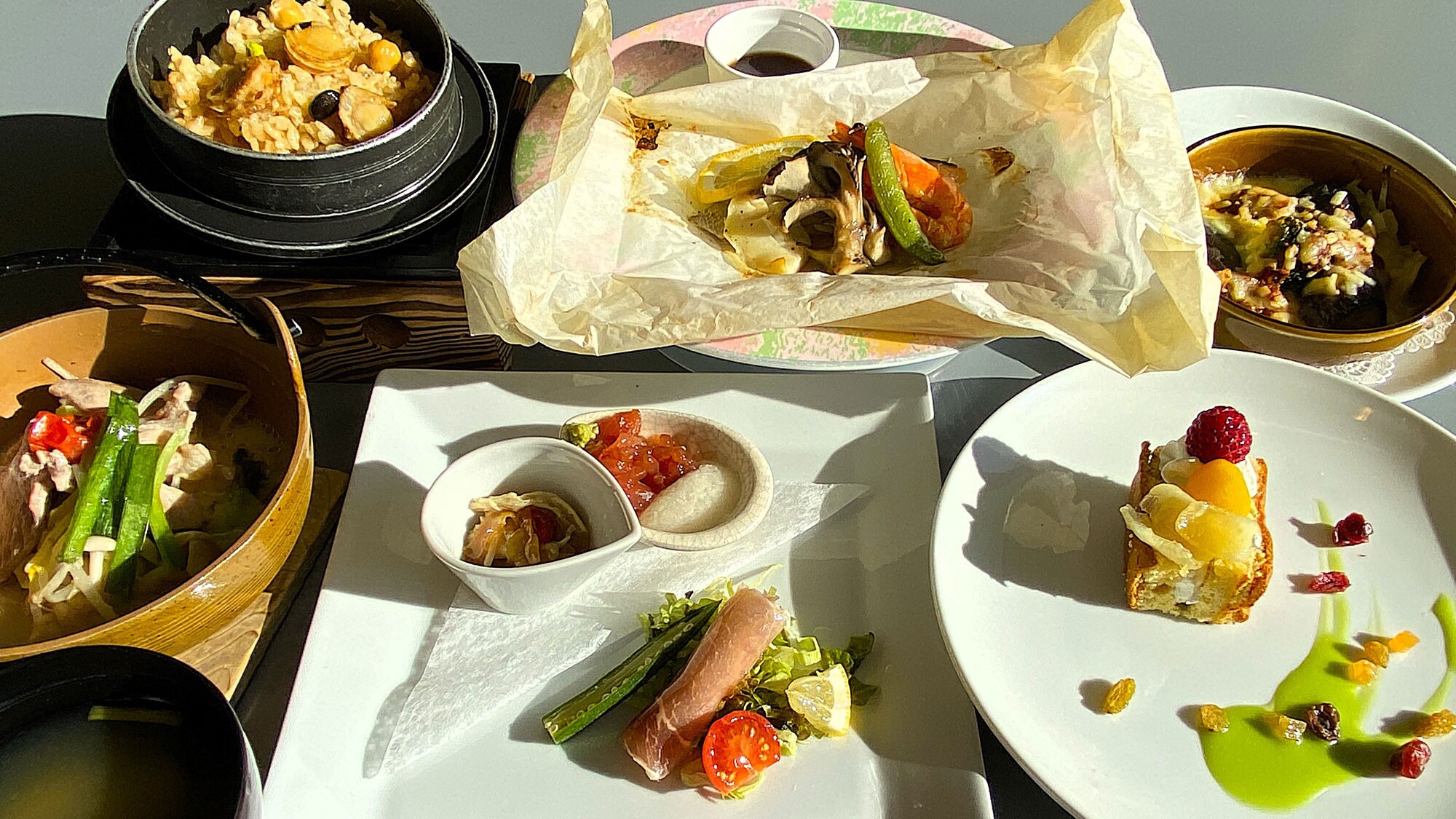 [Tokachi Arco Set (Basic)] Seasonal cuisine (Menu example from December 2024)