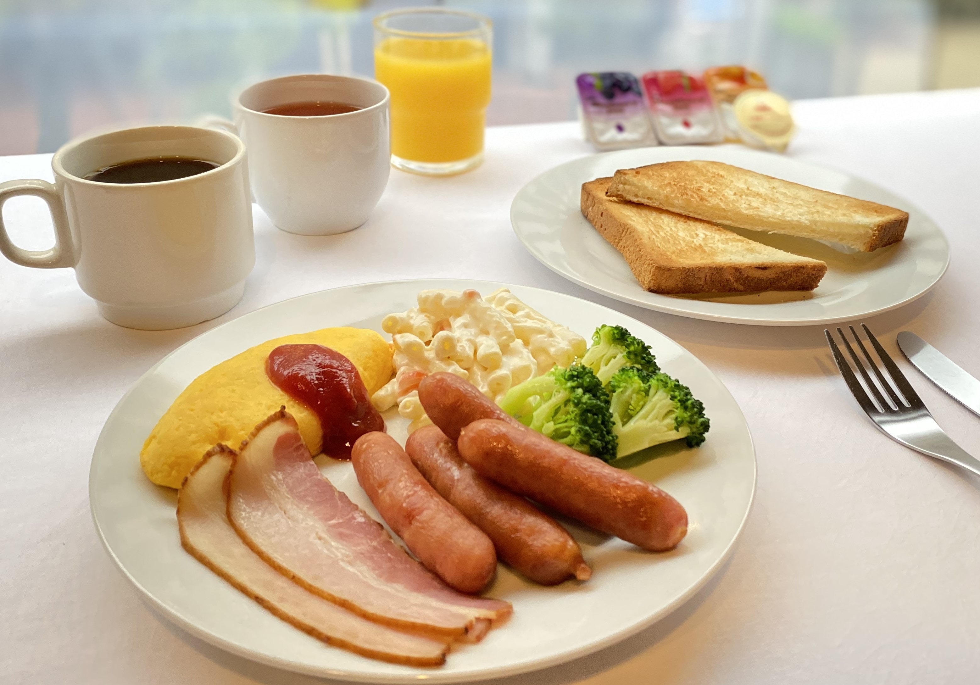 [Breakfast] Western food plate