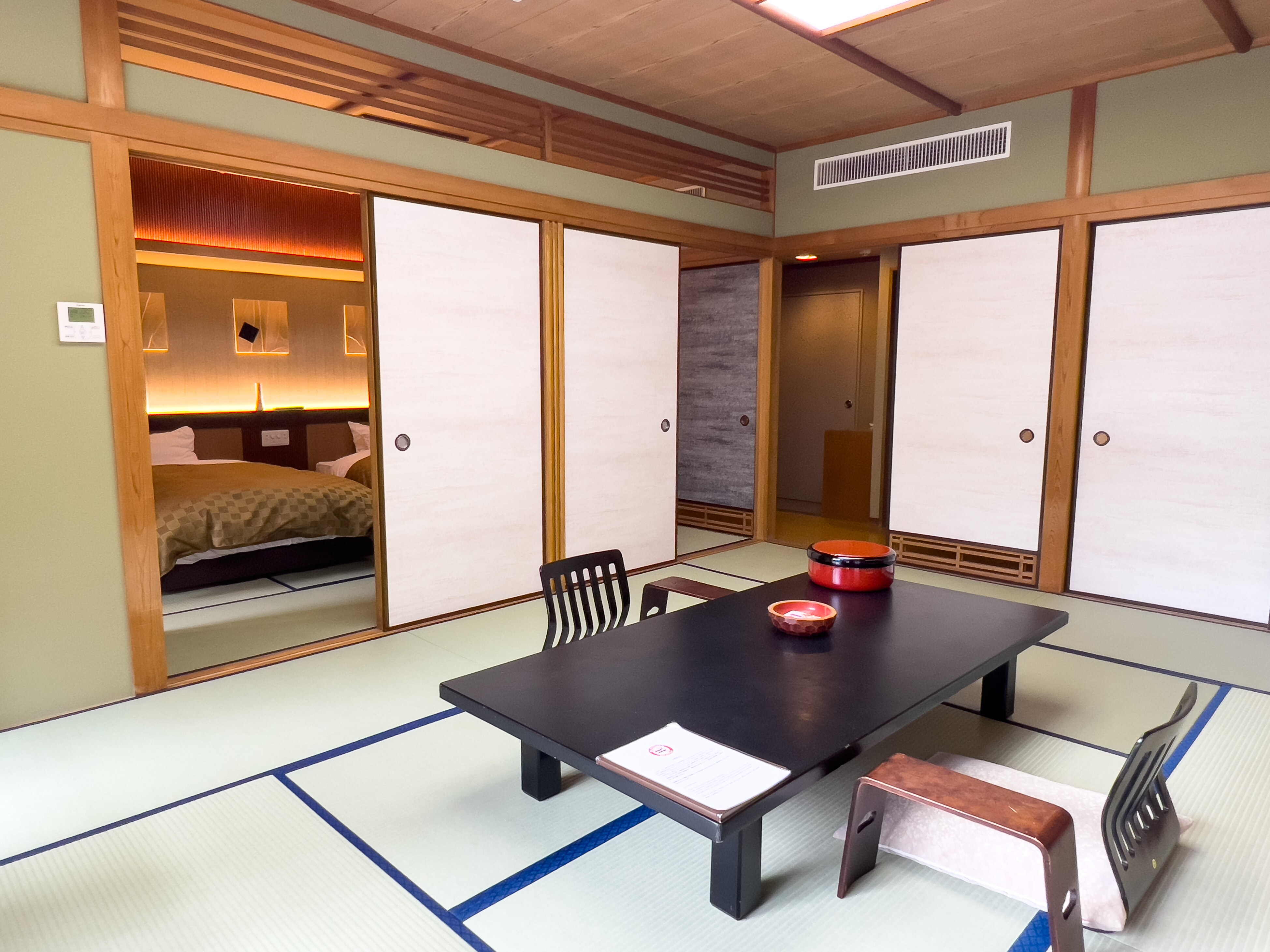 Renovated in June 2023 *Room 101, Japanese-style room with 2 beds and an open-air hot spring bath