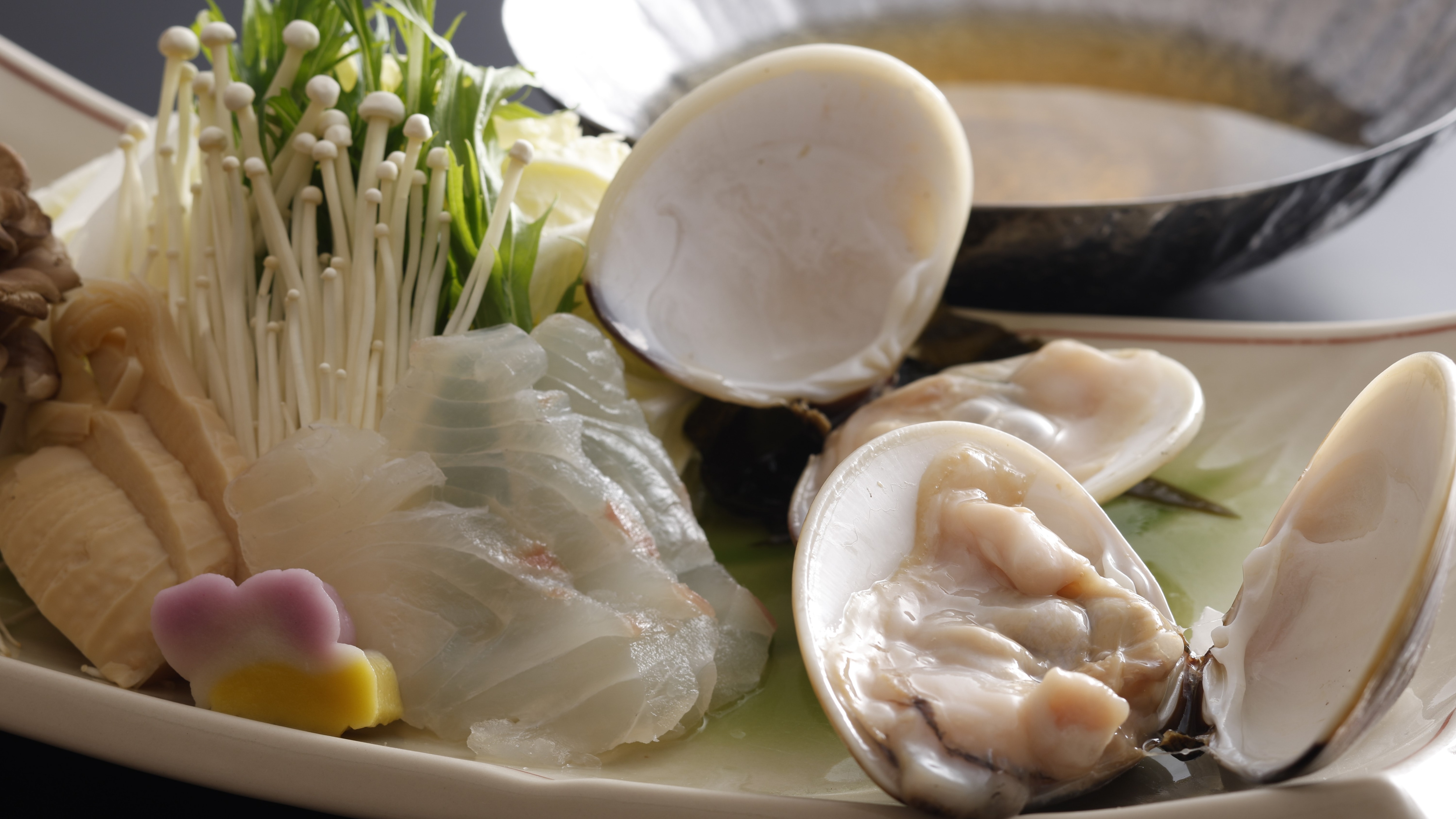 [Betuyu Spring Cuisine] Harukanabe with clams and sea bream (example)