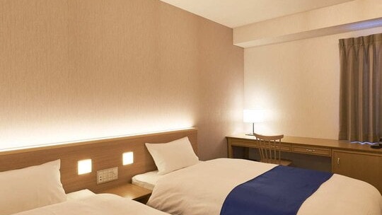 Spacious and relaxing, recommended for one person or two people, non-smoking twin economy room
