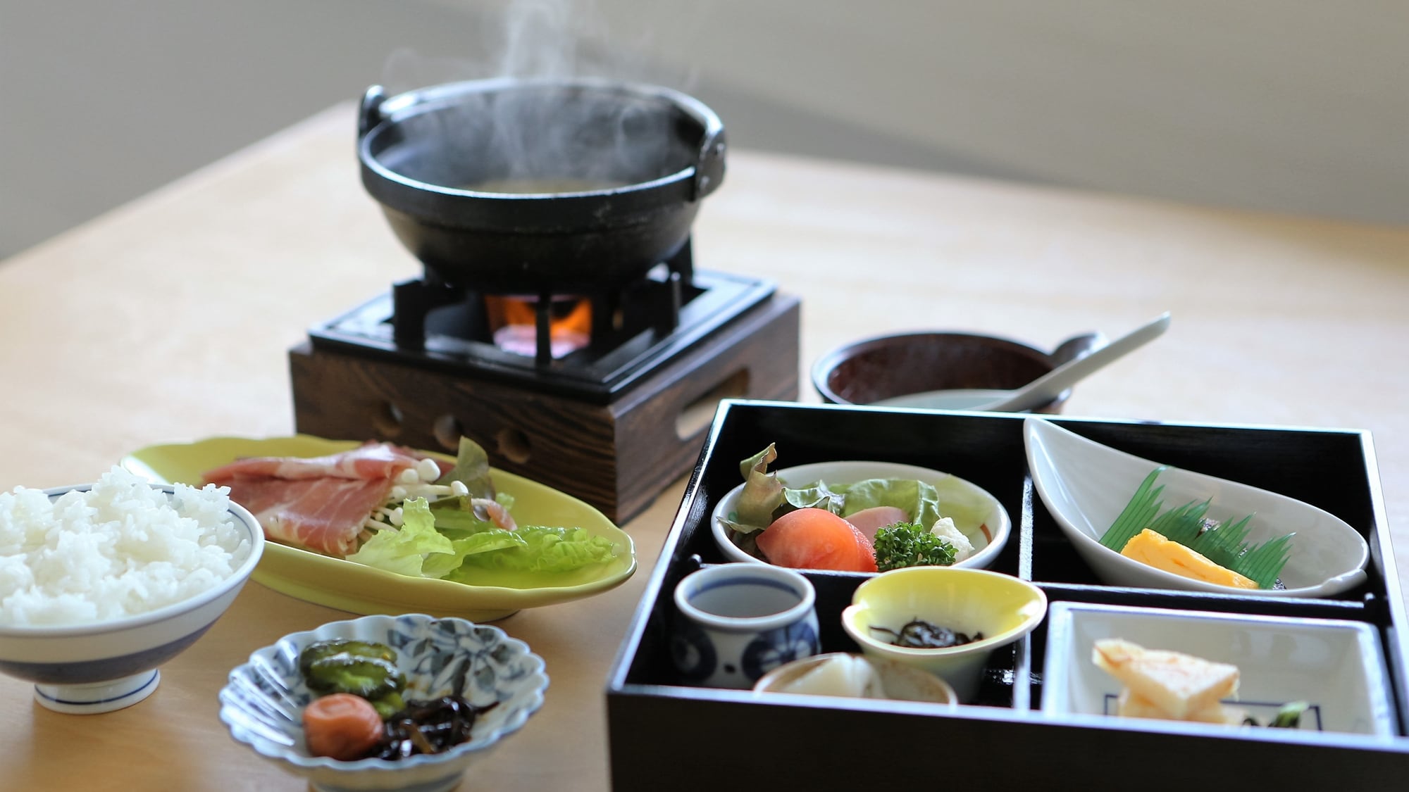 An example of Japanese breakfast