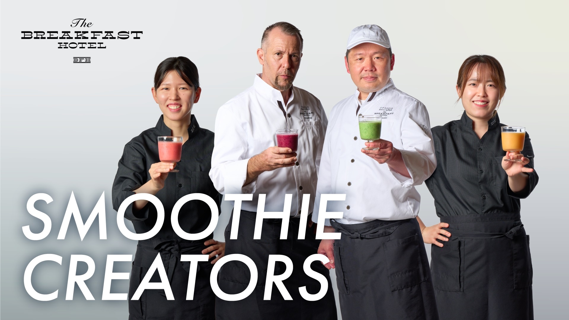 A select group of smoothie creators from BFH