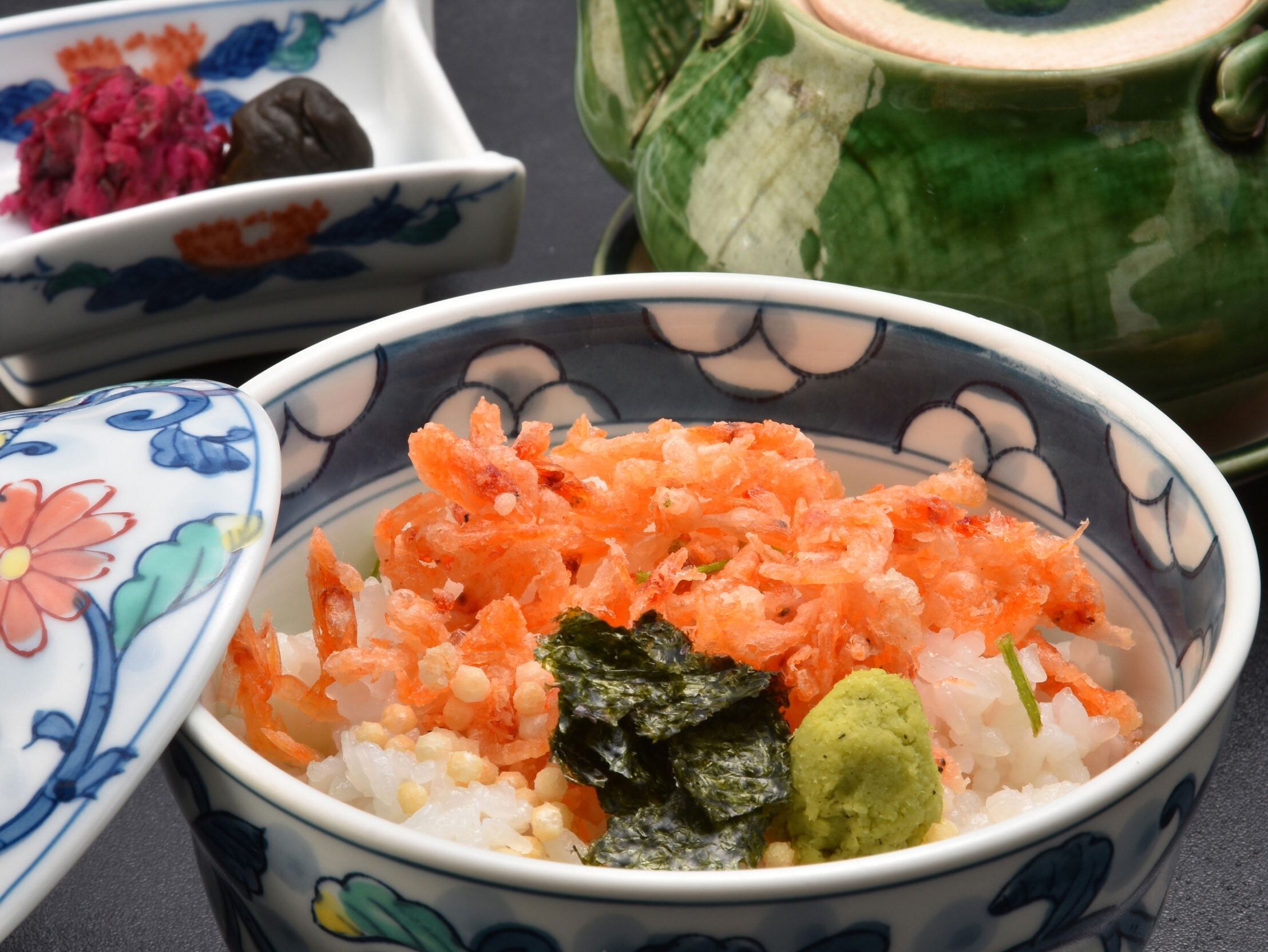Sakura shrimp tempura chazuke (image)