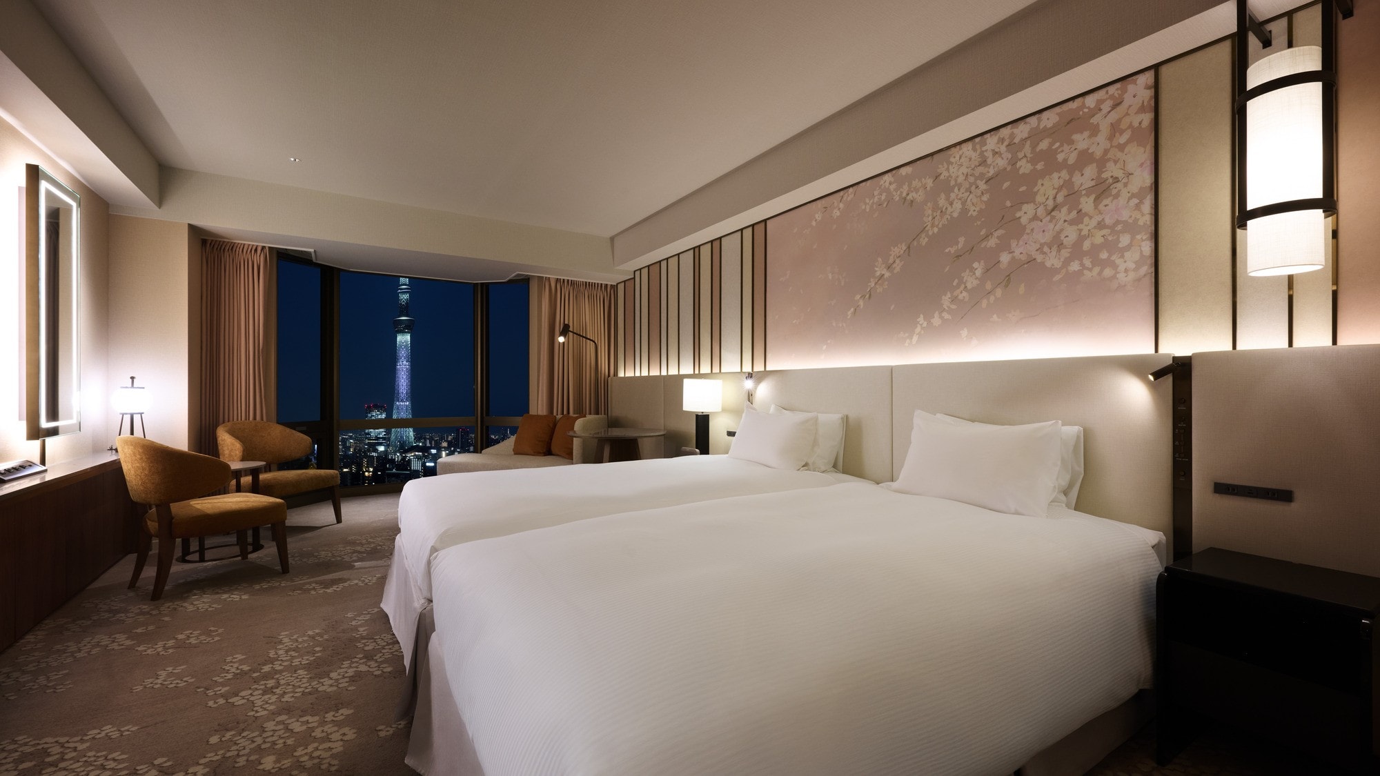 行政豪華雙床房 37.5平方公尺（晴空塔側）