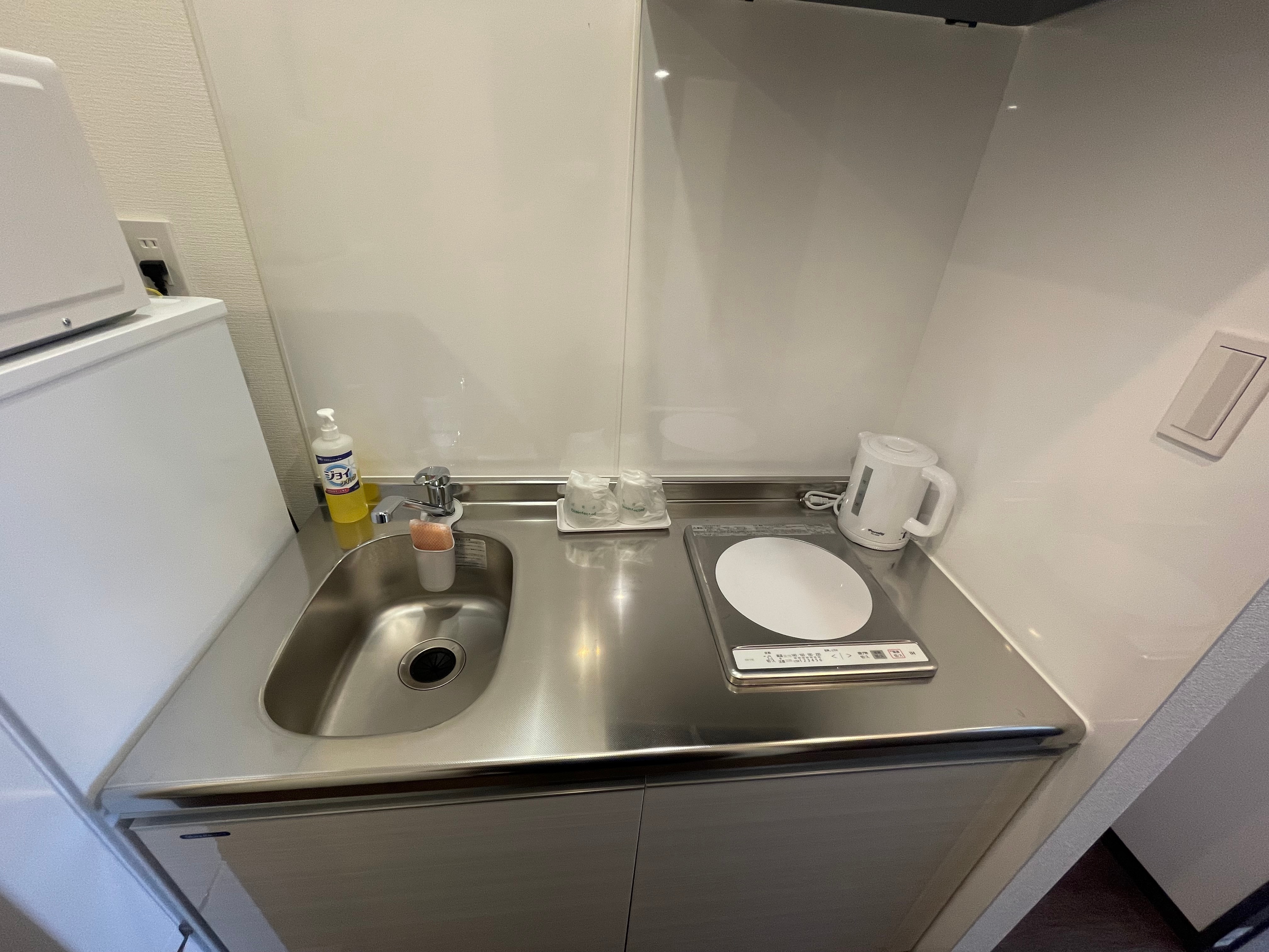 Guest room kitchen