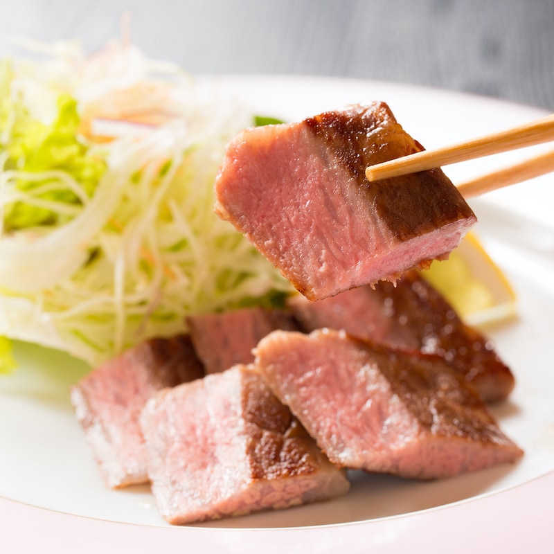Steak daging sapi Tajima untuk halaman kustomisasi