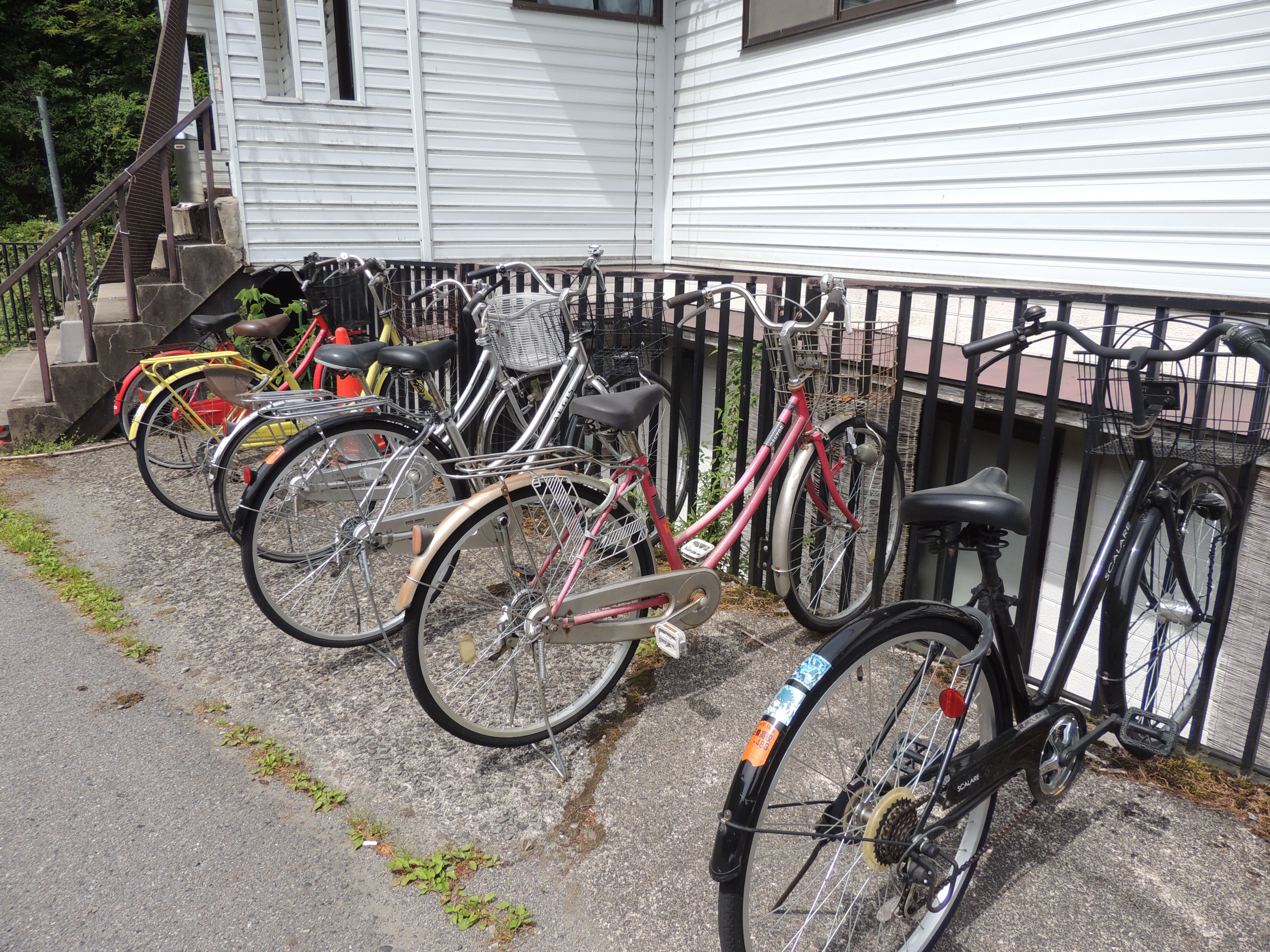 Ride a bicycle to the hot springs (free)