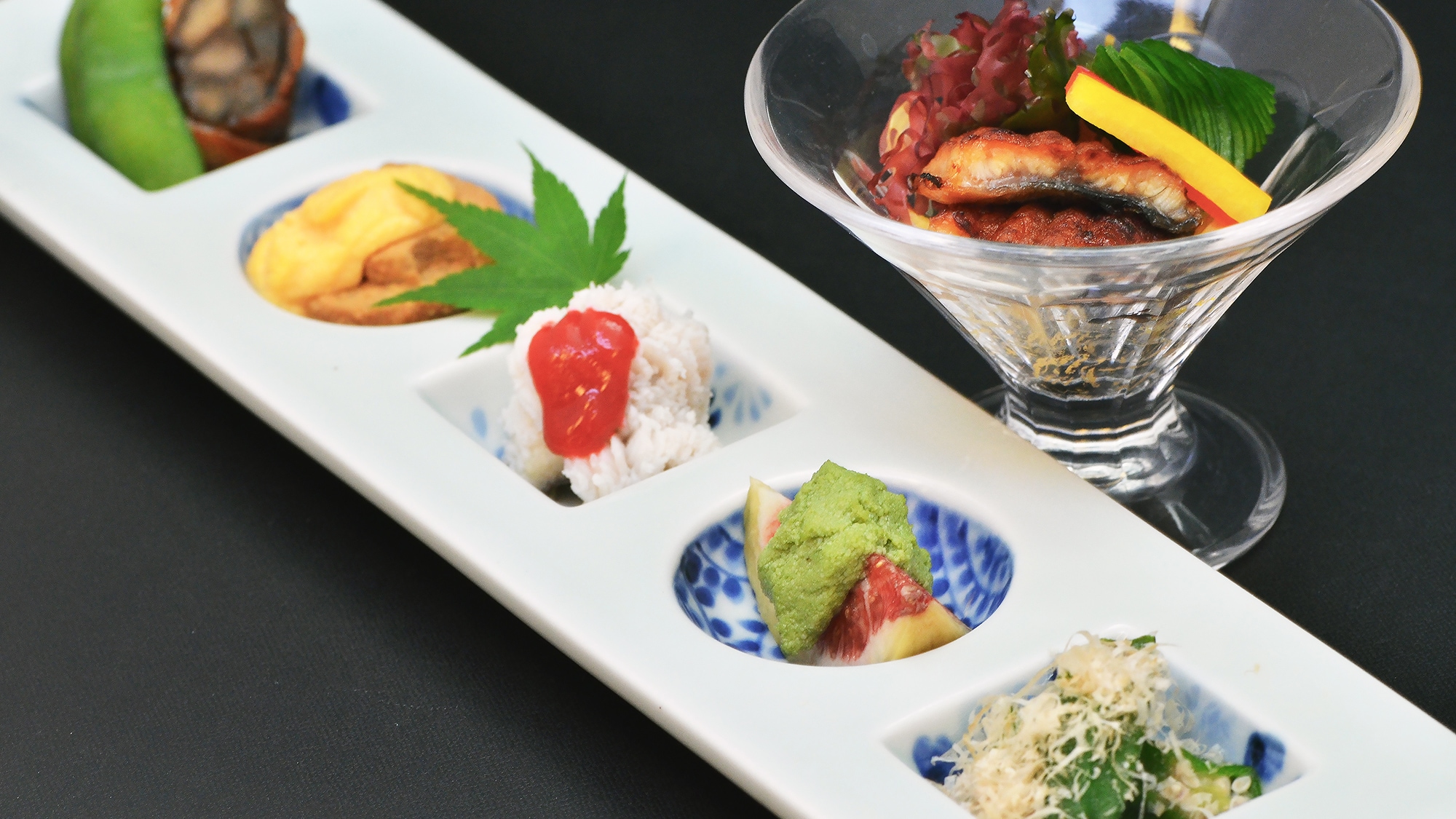 [Kursus Teh Kaiseki Daging Sapi Saga] Contoh hidangan