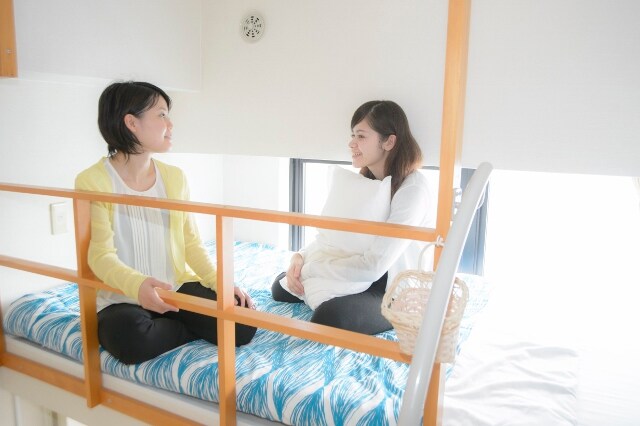 Semi-double loft bed that can be used by up to 2 people ☆ 彡