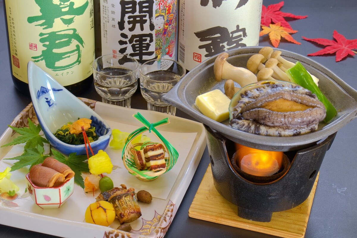 Half Kaiseki Abalone and Mushroom Butter Steak