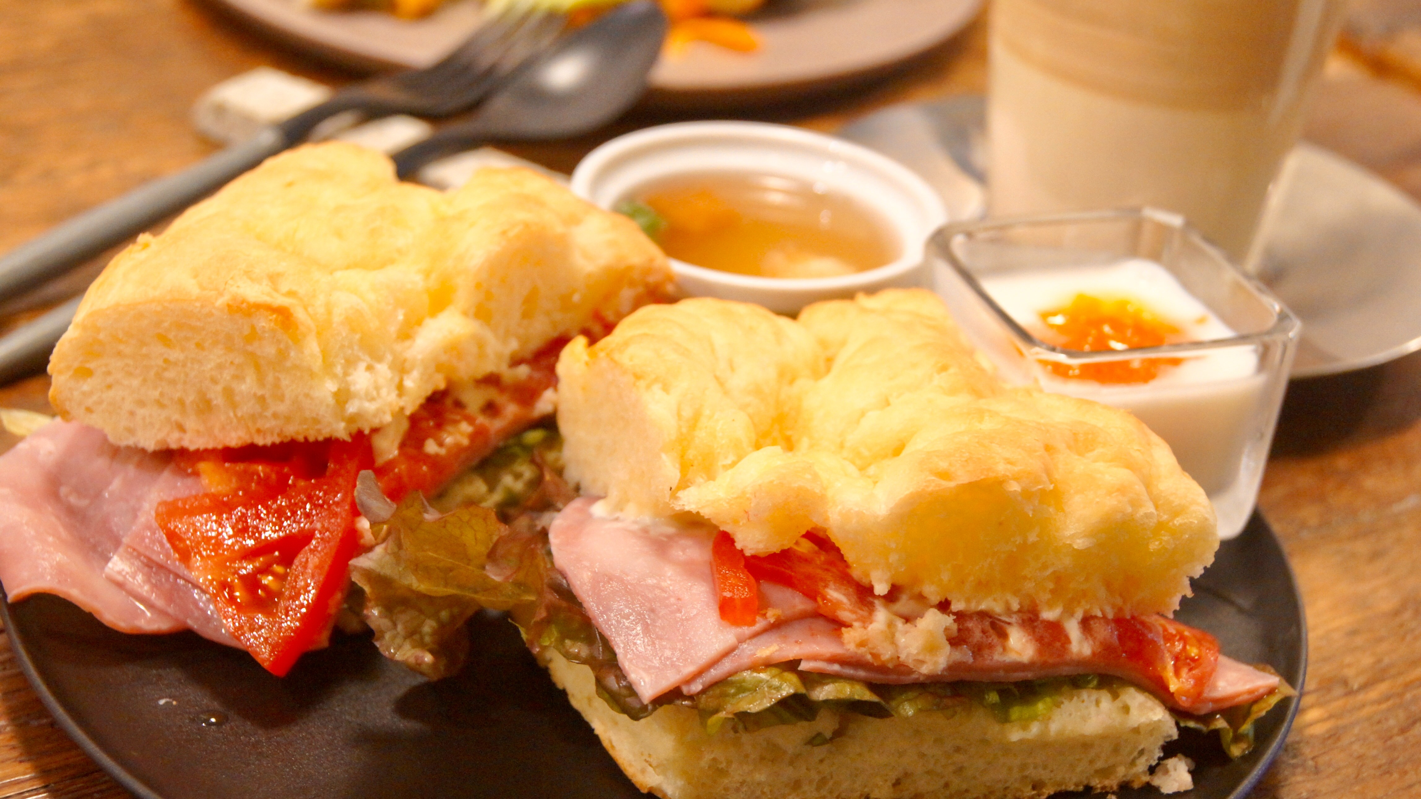 Breakfast: A hearty, authentic Italian sandwich set