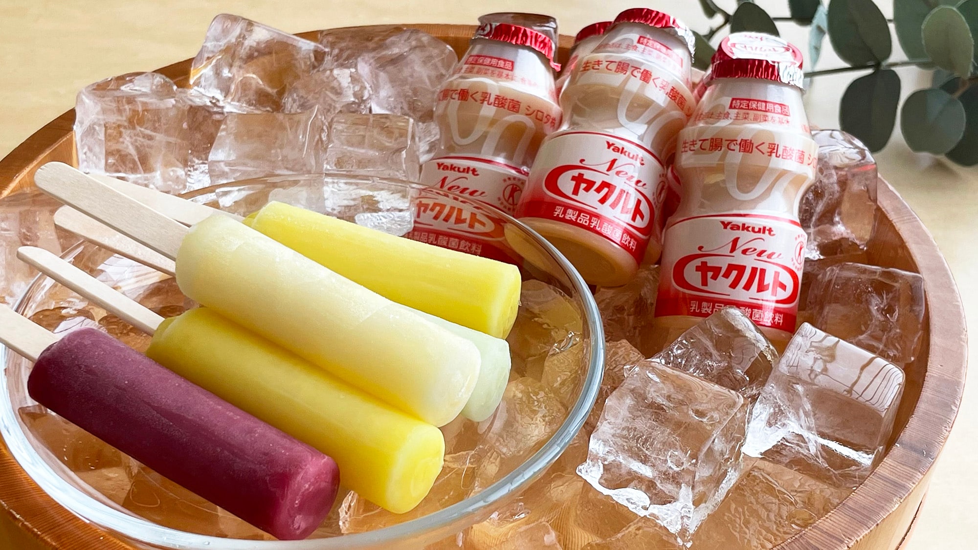 [Layanan setelah mandi] Nikmati es loli Yakult dingin di depan pemandian besar mulai pukul 15:00 hingga 21:00.
