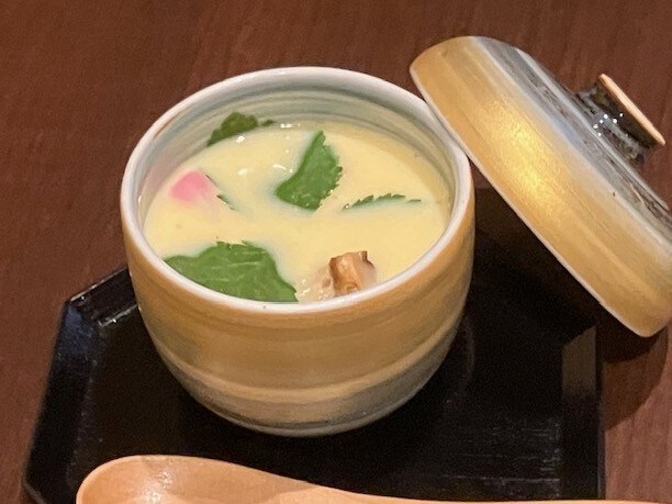 Savory egg custard