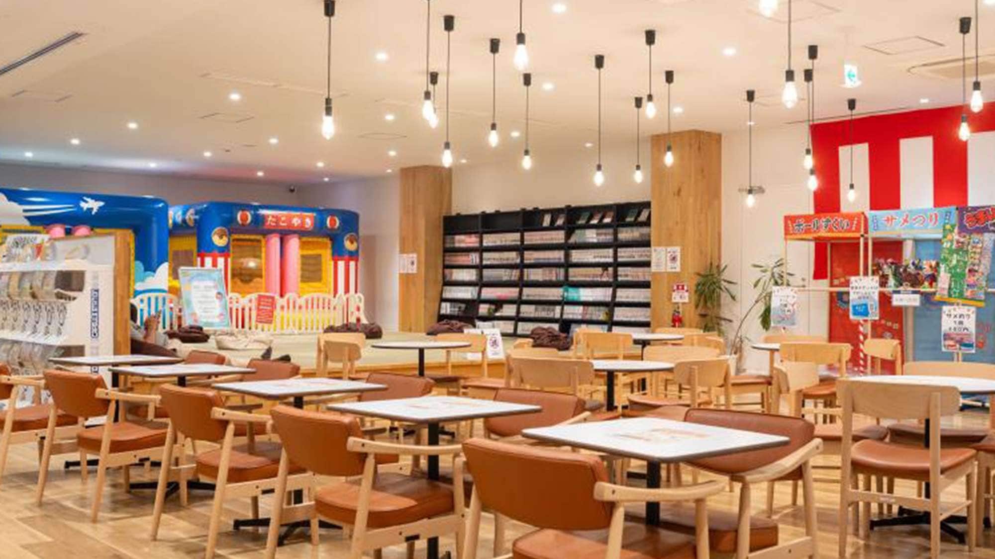 Cafe space and rest area