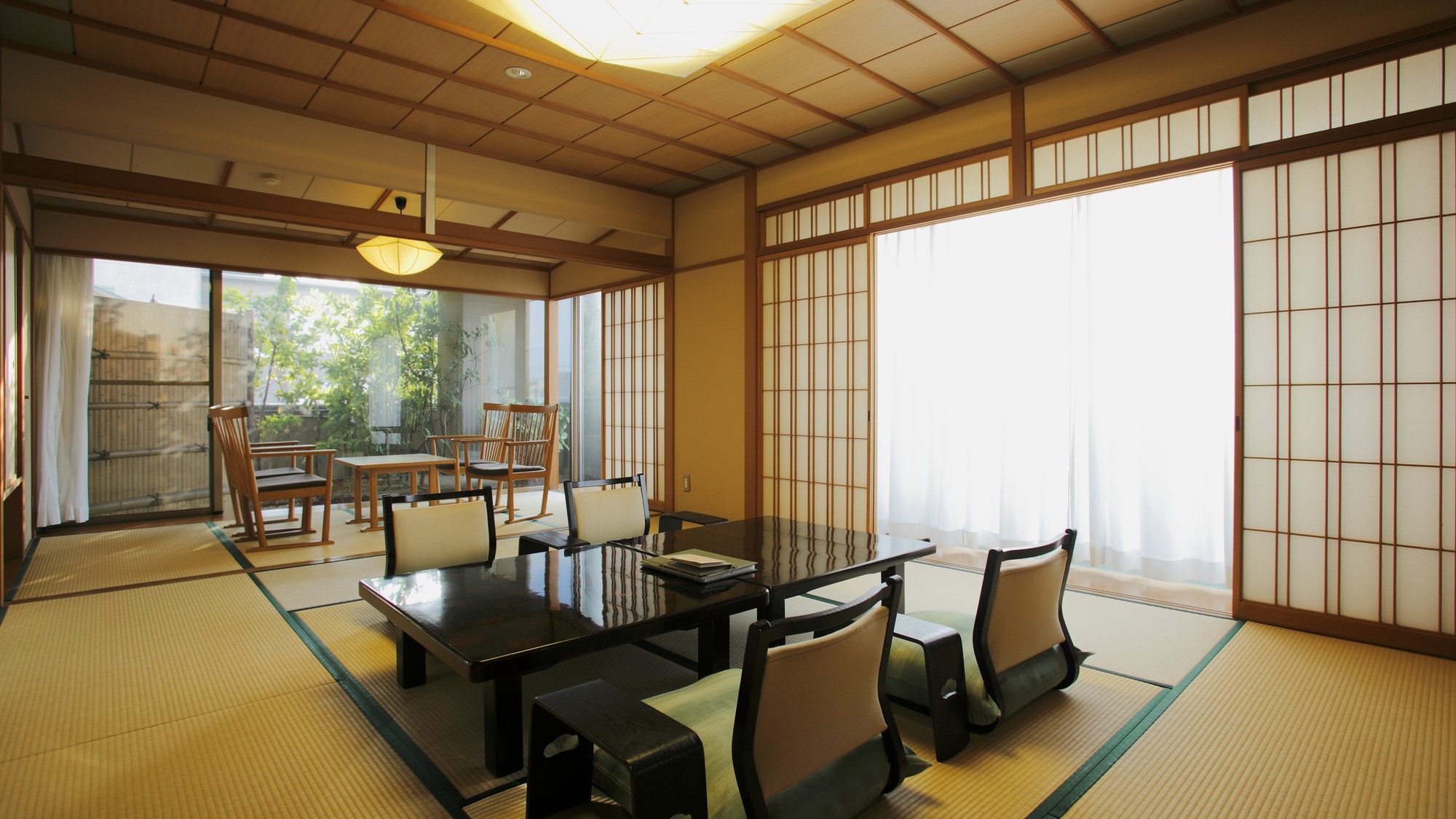 [Kaede no Wing B type] Suite Japanese-style room with open-air bath (example) * Guest room open-air is not a hot spring