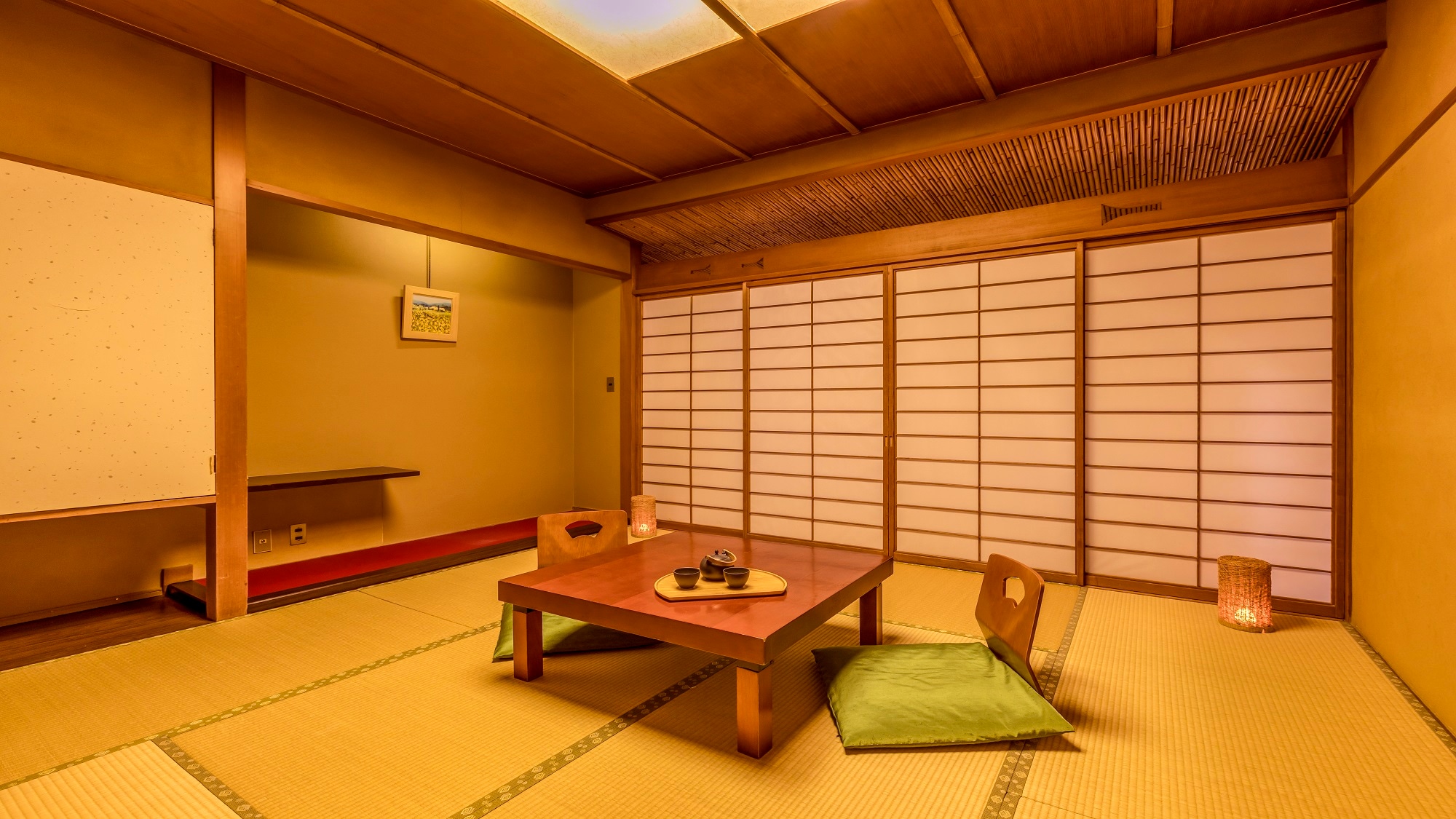 Standard Japanese-style room *An example of a guest room