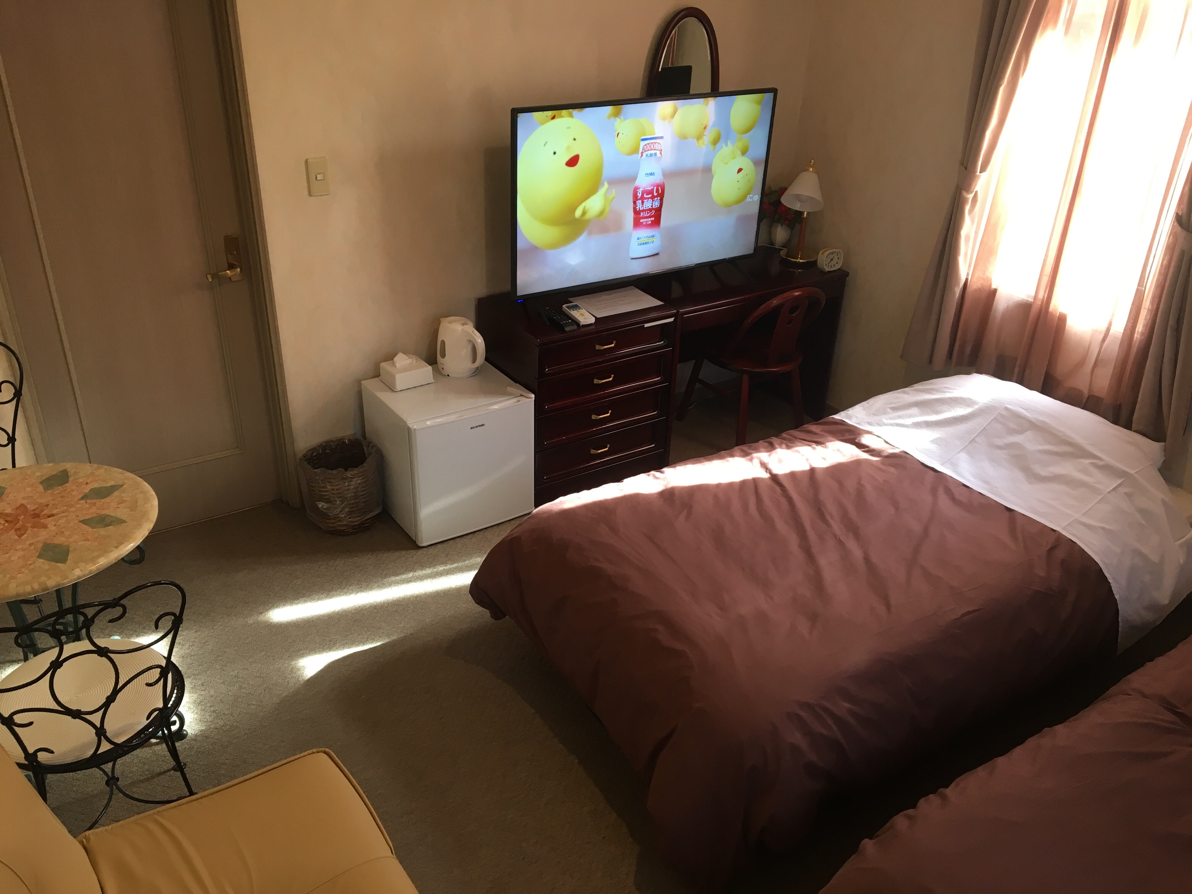 twin room or king size bed