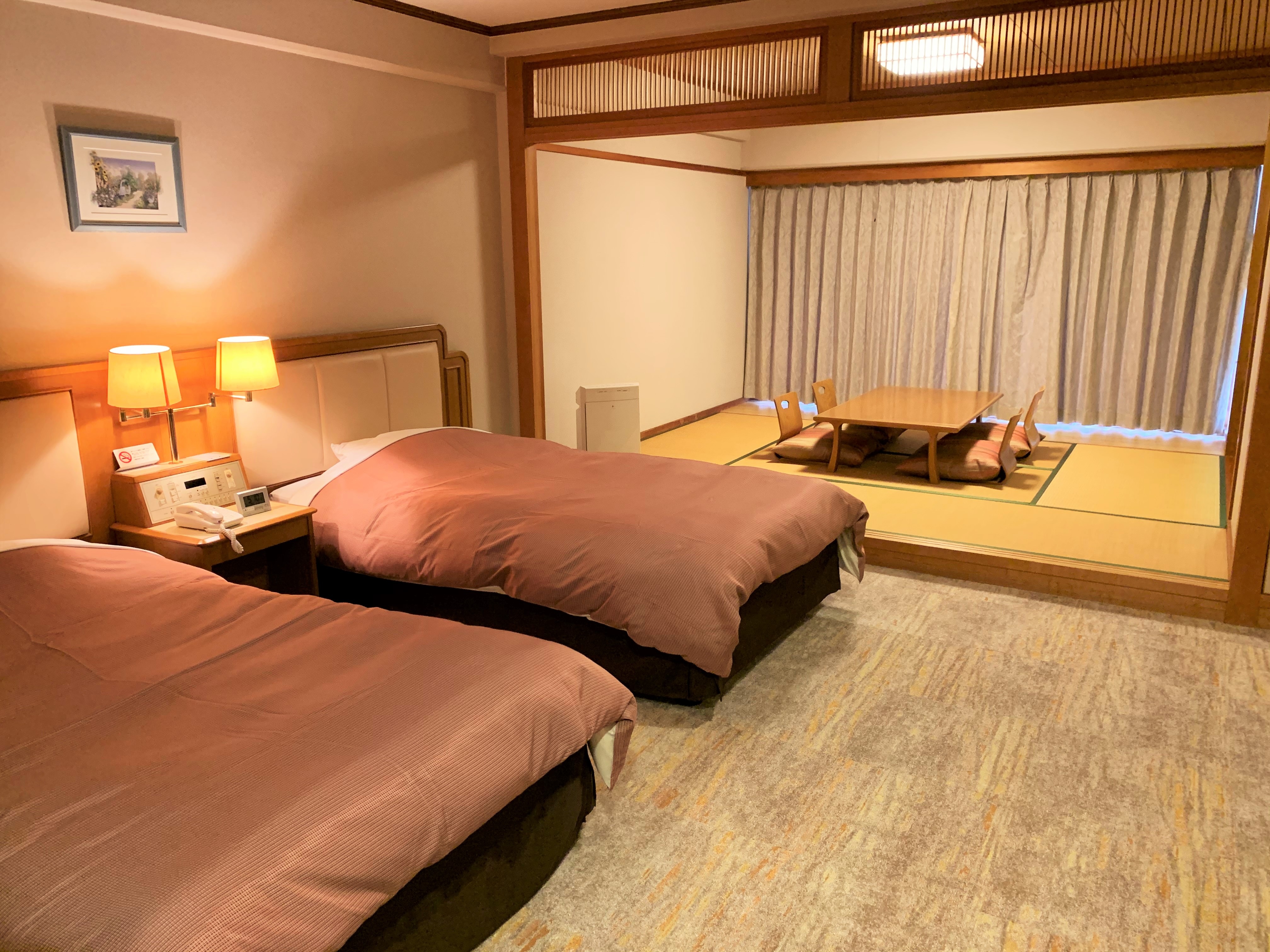 海景日式和西式房間