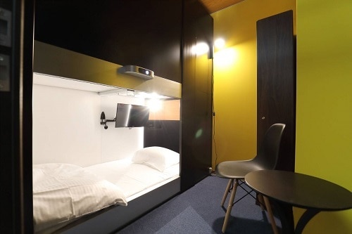 Capsule cabin (lower level)