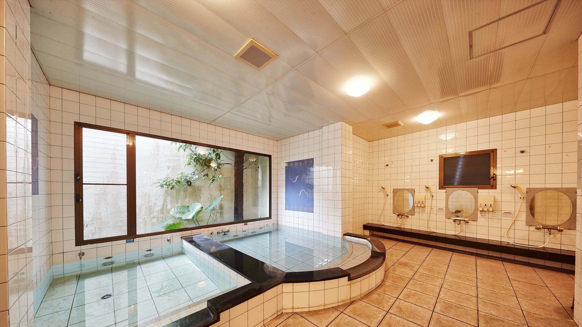 Main building large communal bath & sauna (male only)