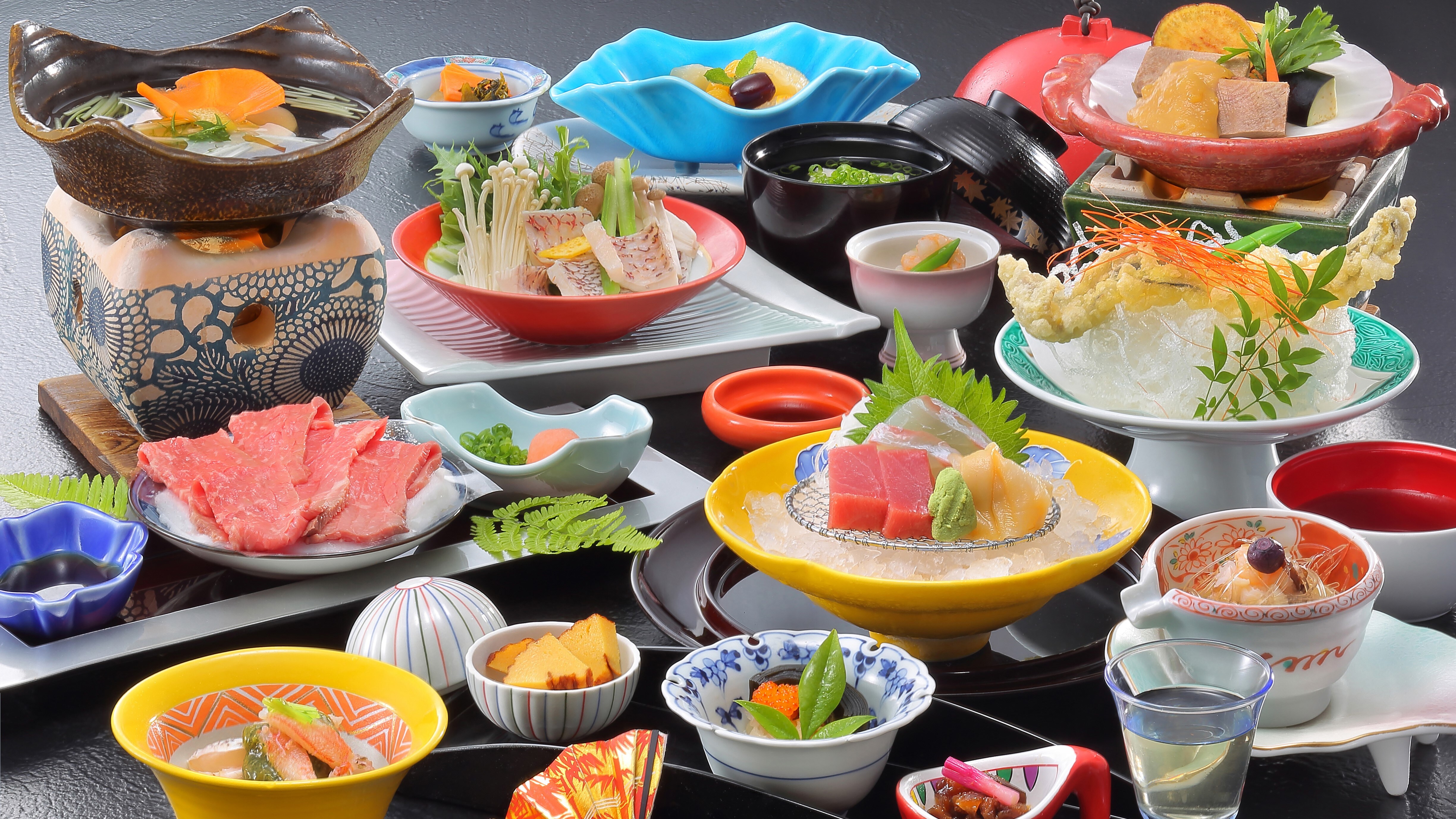 [Ví dụ về bữa tối] Kaiseki của Nhật Bản