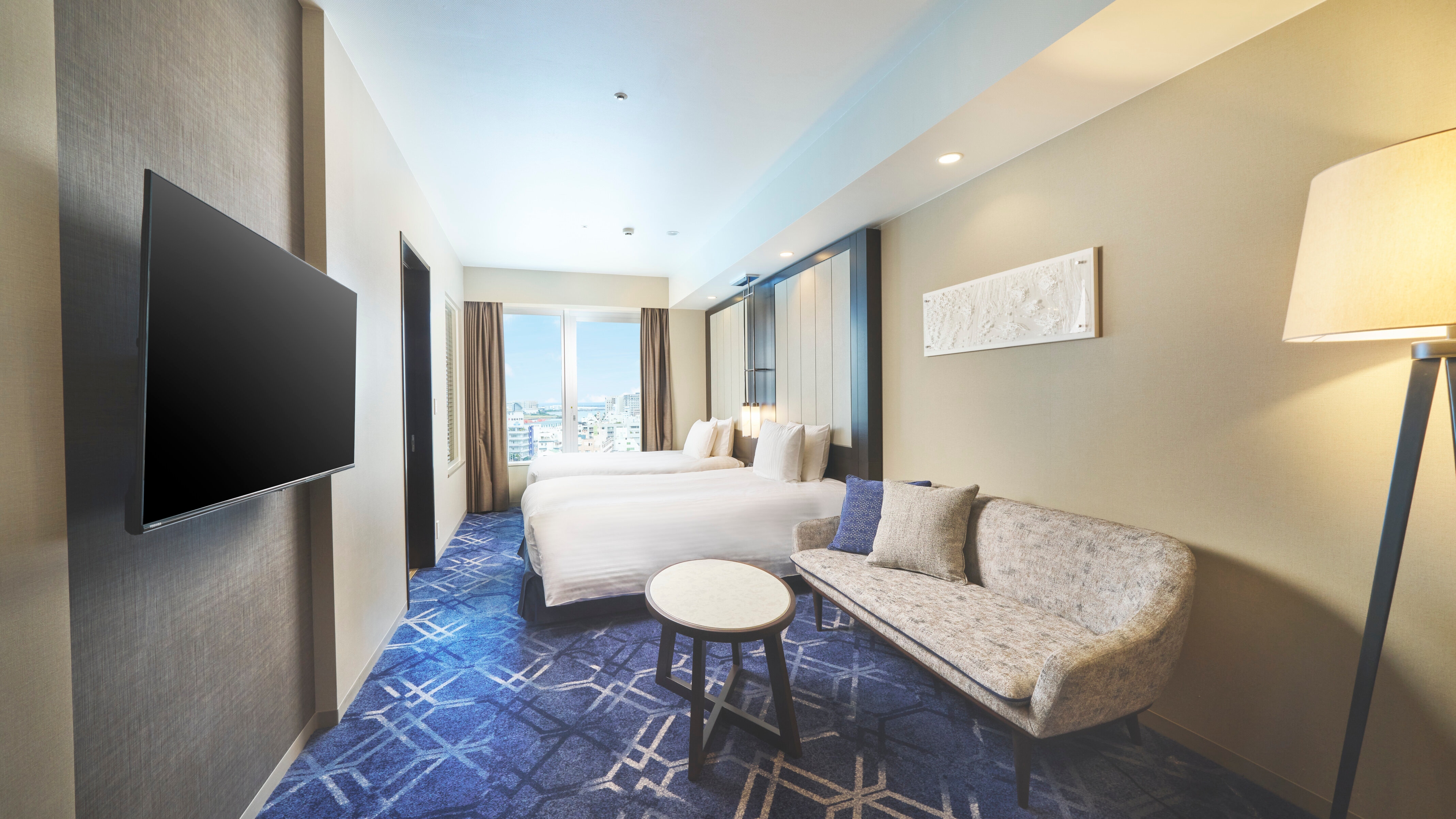 [Renovated guest room] Bayside view bath twin (35 square meters/6th to 10th floors)