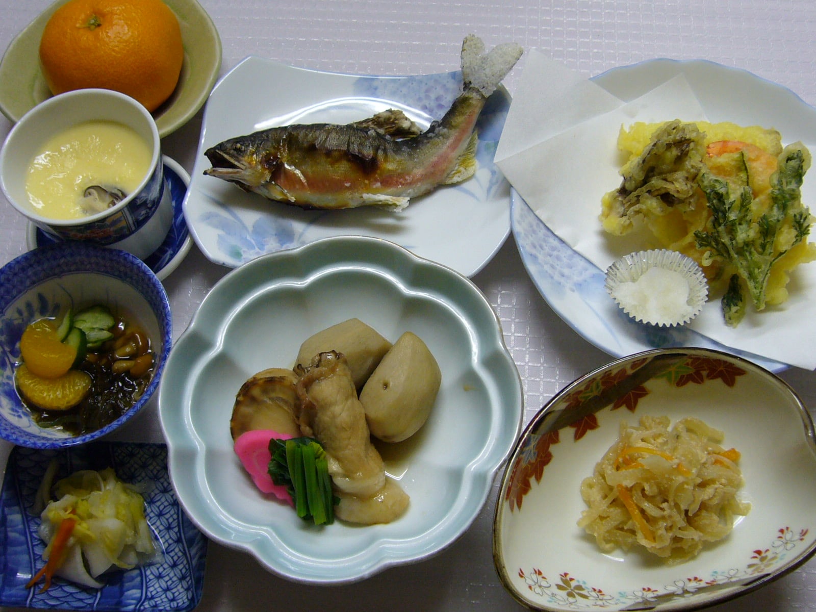 Example of a full course dinner