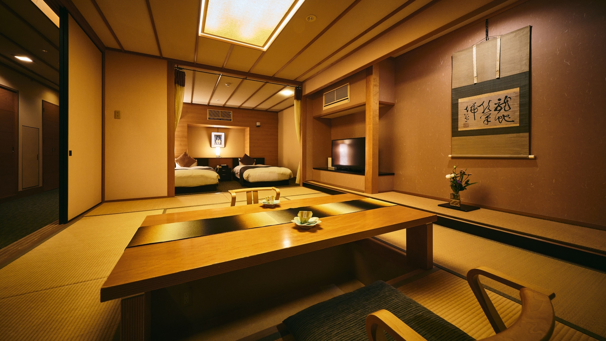 ◆Suikyouan◆Junior Suite　Japanese-Western room with open-air bath