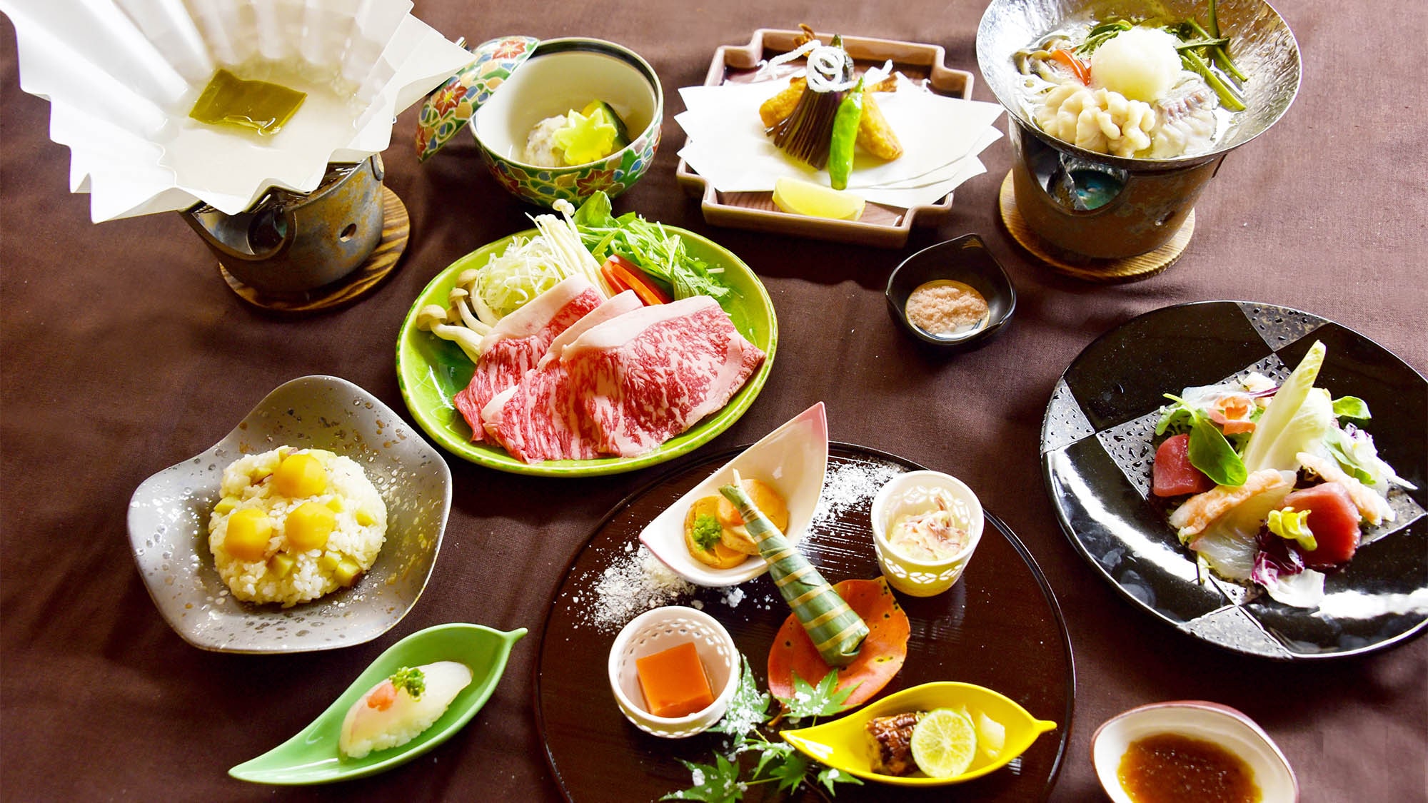 ・ [Supper example] You can fully feel the season from the taste at the kaiseki meal that is full of seasons.