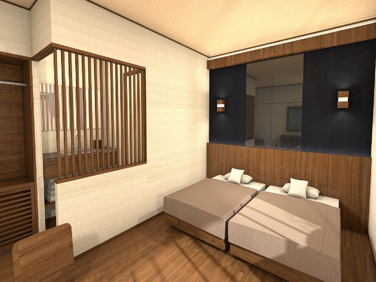 Phòng nghỉ mới (phong cách Nhật Bản hiện đại)