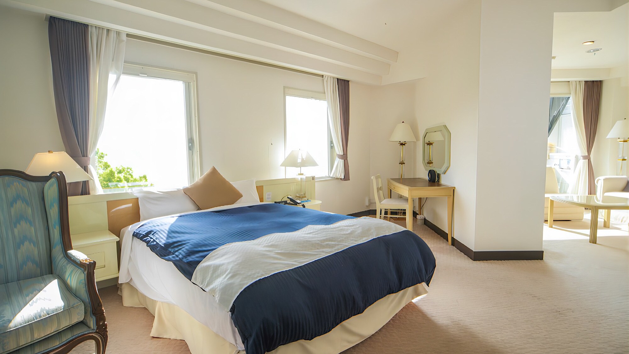 [Ocean Suite] 55㎡ + sân thượng riêng 8㎡ Bồn tắm lộ thiên bằng sứ Shigaraki