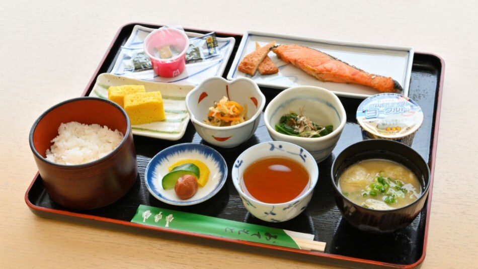 [New building] Breakfast: Japanese food A hearty Japanese menu using local ingredients