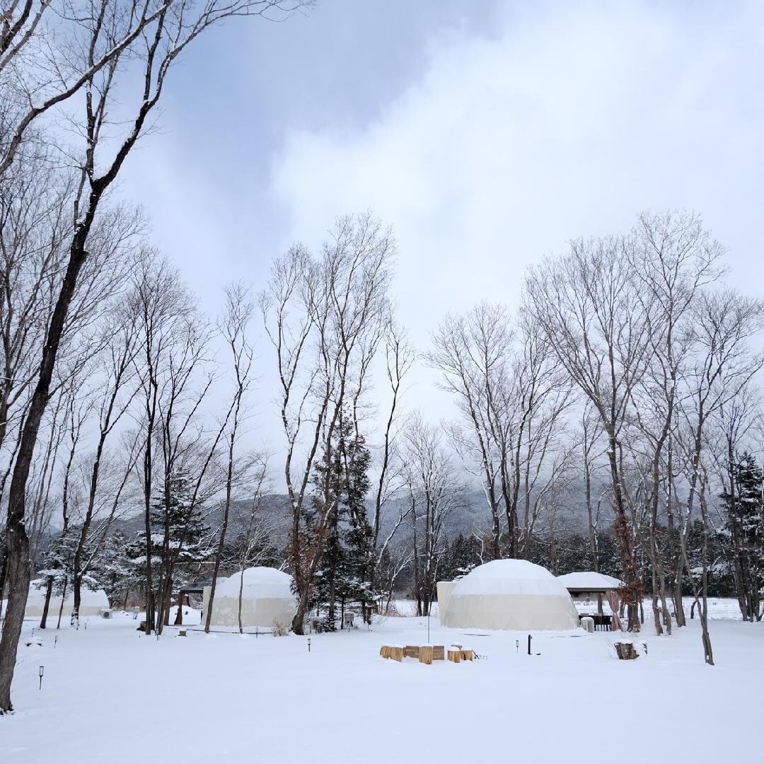 Snow scene at NAGOMI CAMP