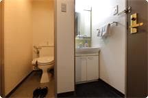 Bathroom and toilet
