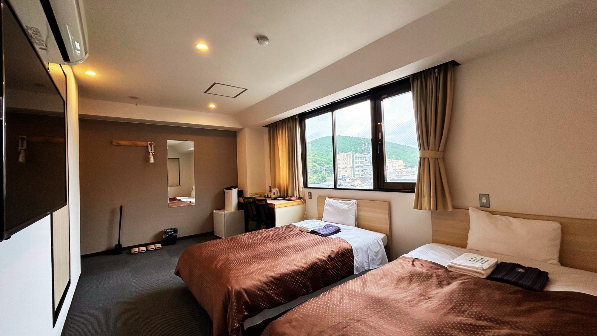 【ツインルーム】広々としたツインルーム