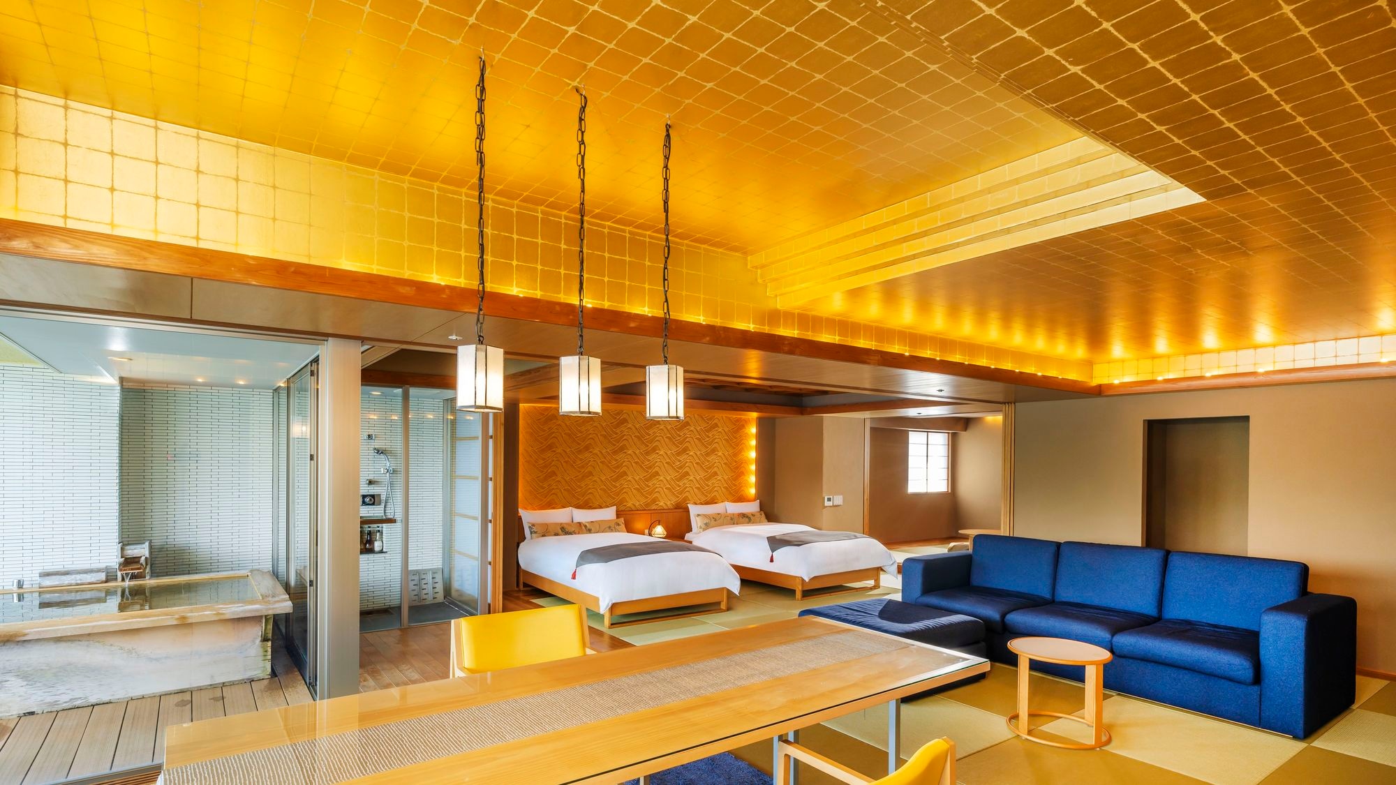 Deluxe corner suite with open-air observation bath (ocean view)